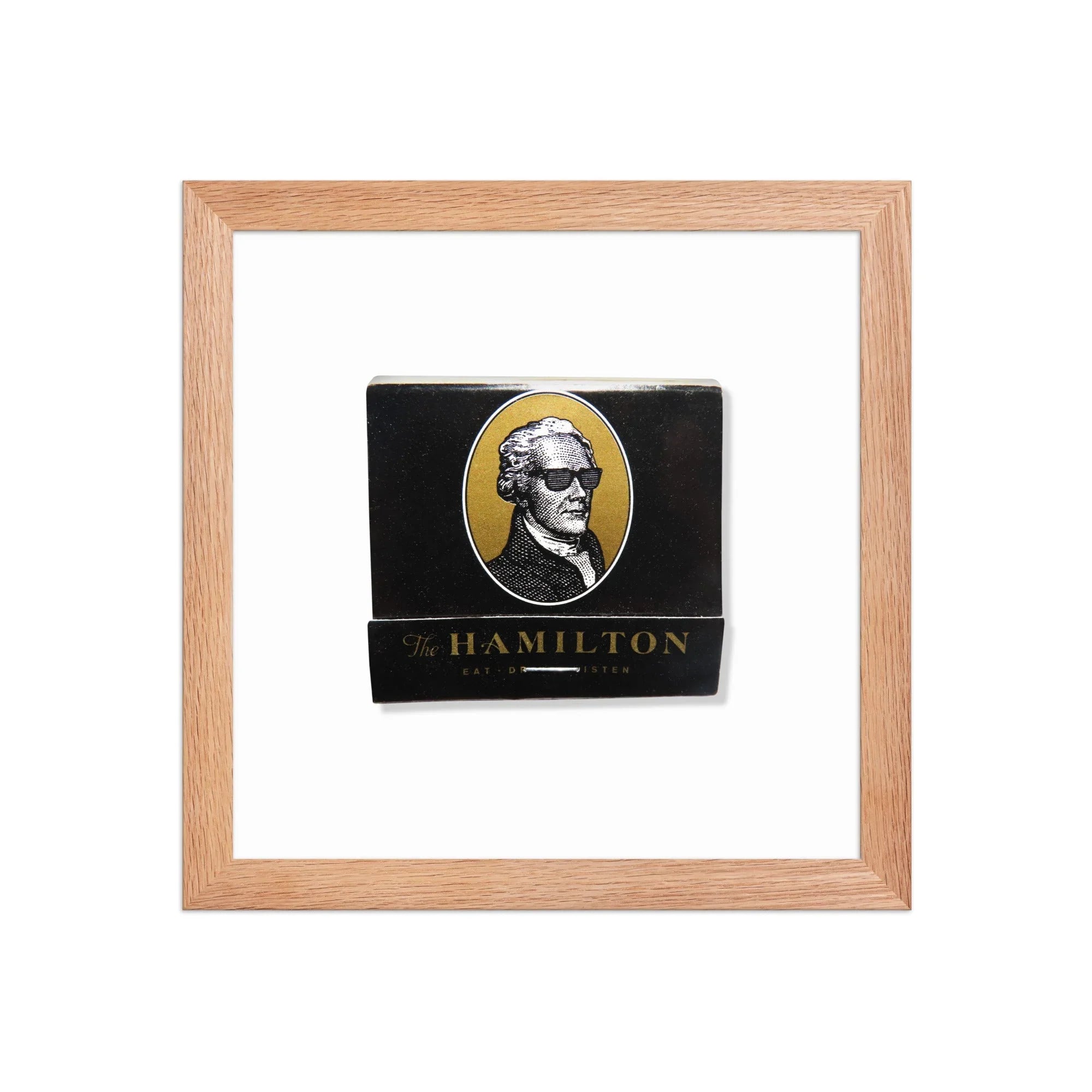 The Hamilton matchbook photos