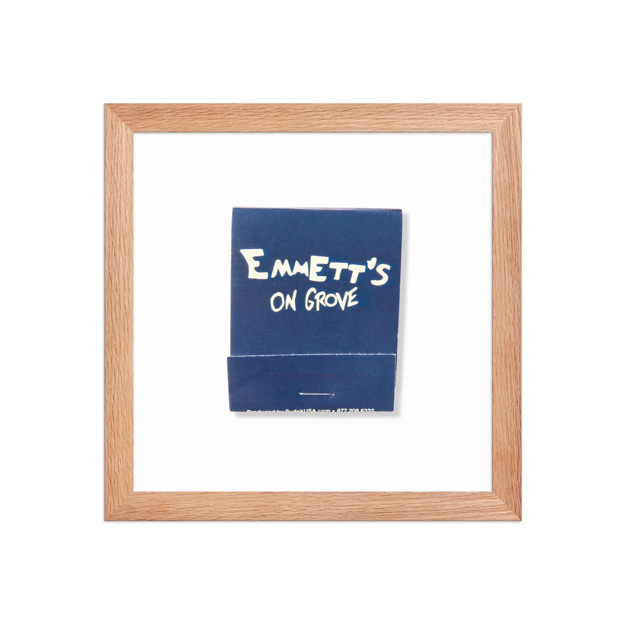 Emmett’s on Grove matchbook photos