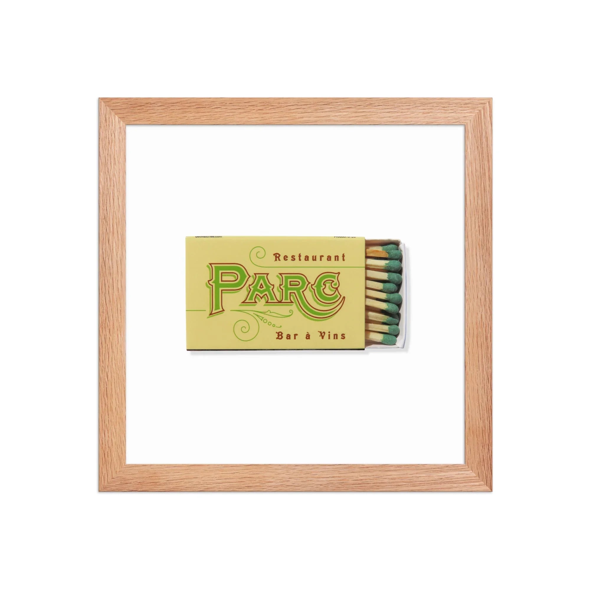 Parc Restaurant Philly matchbook photos