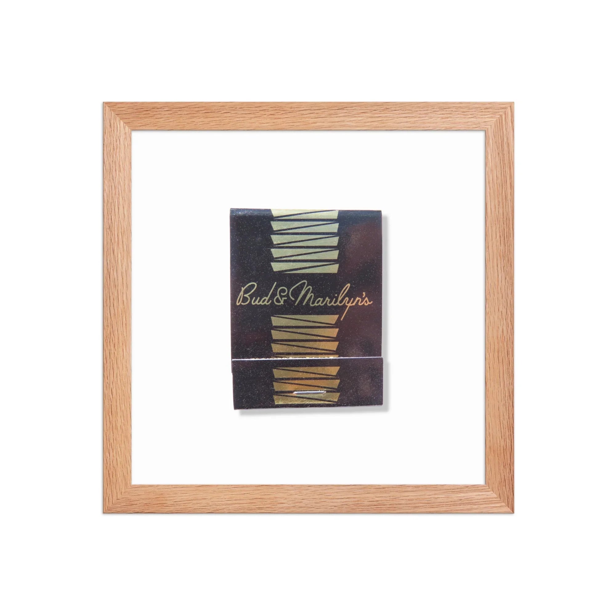 Bud & Marilyn’s matchbook photos