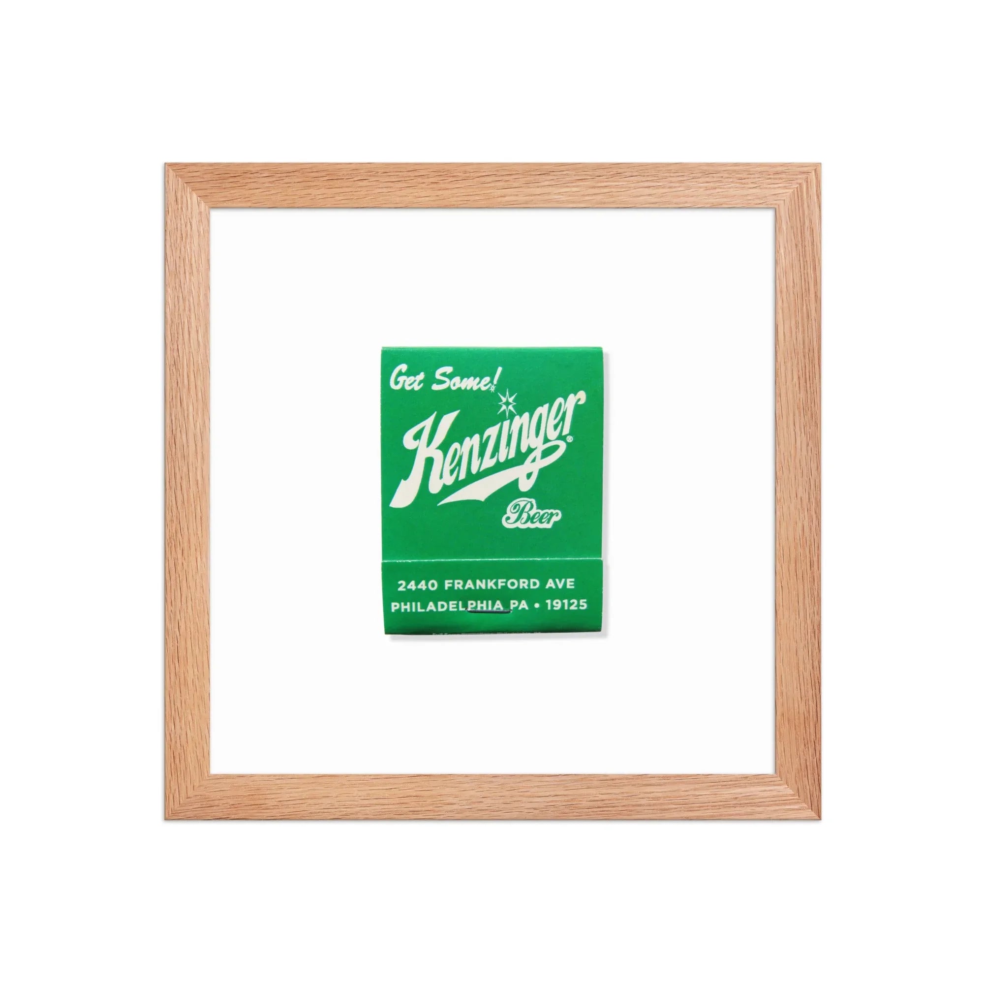 Kenzinger matchbook photos