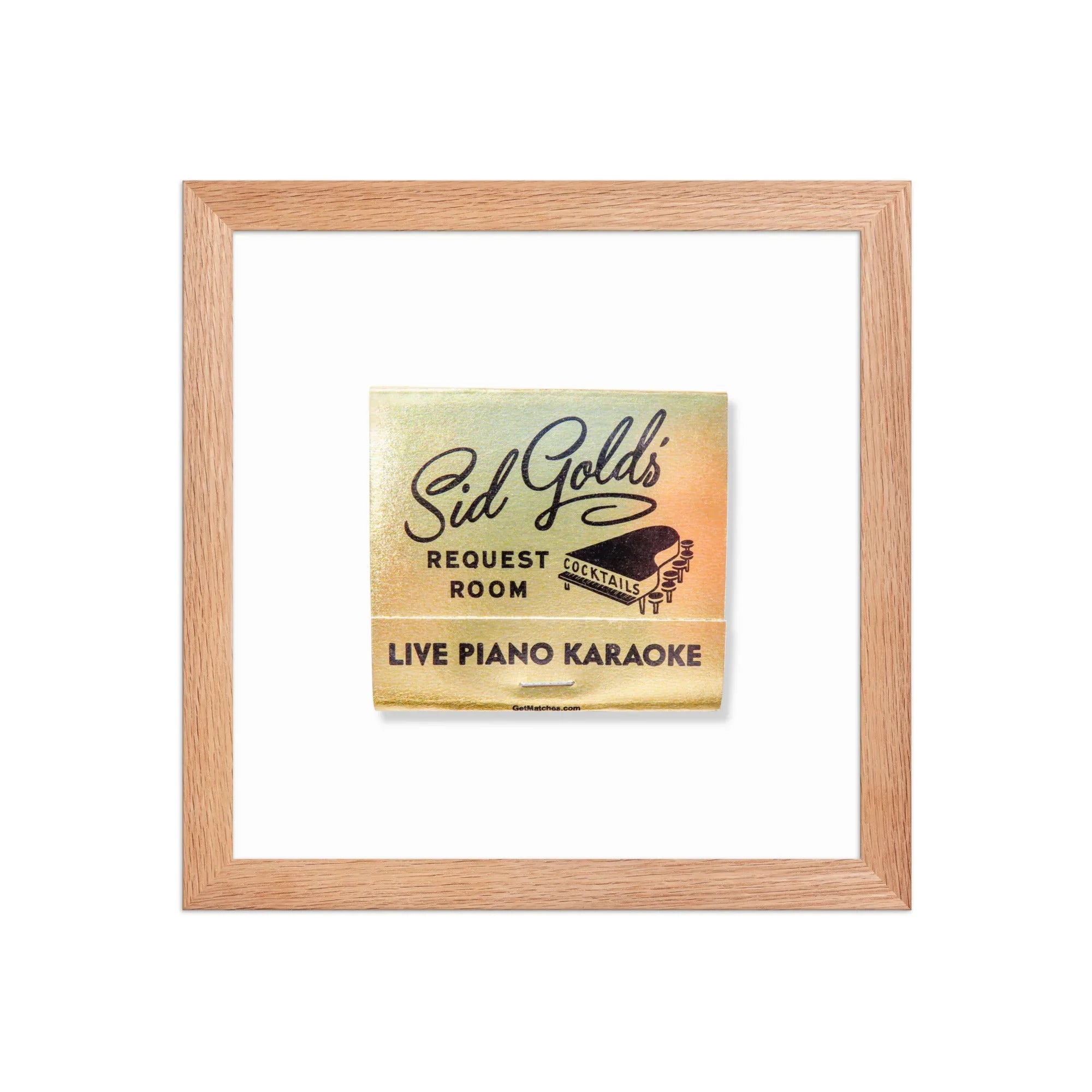 Sid Gold’s matchbook photos