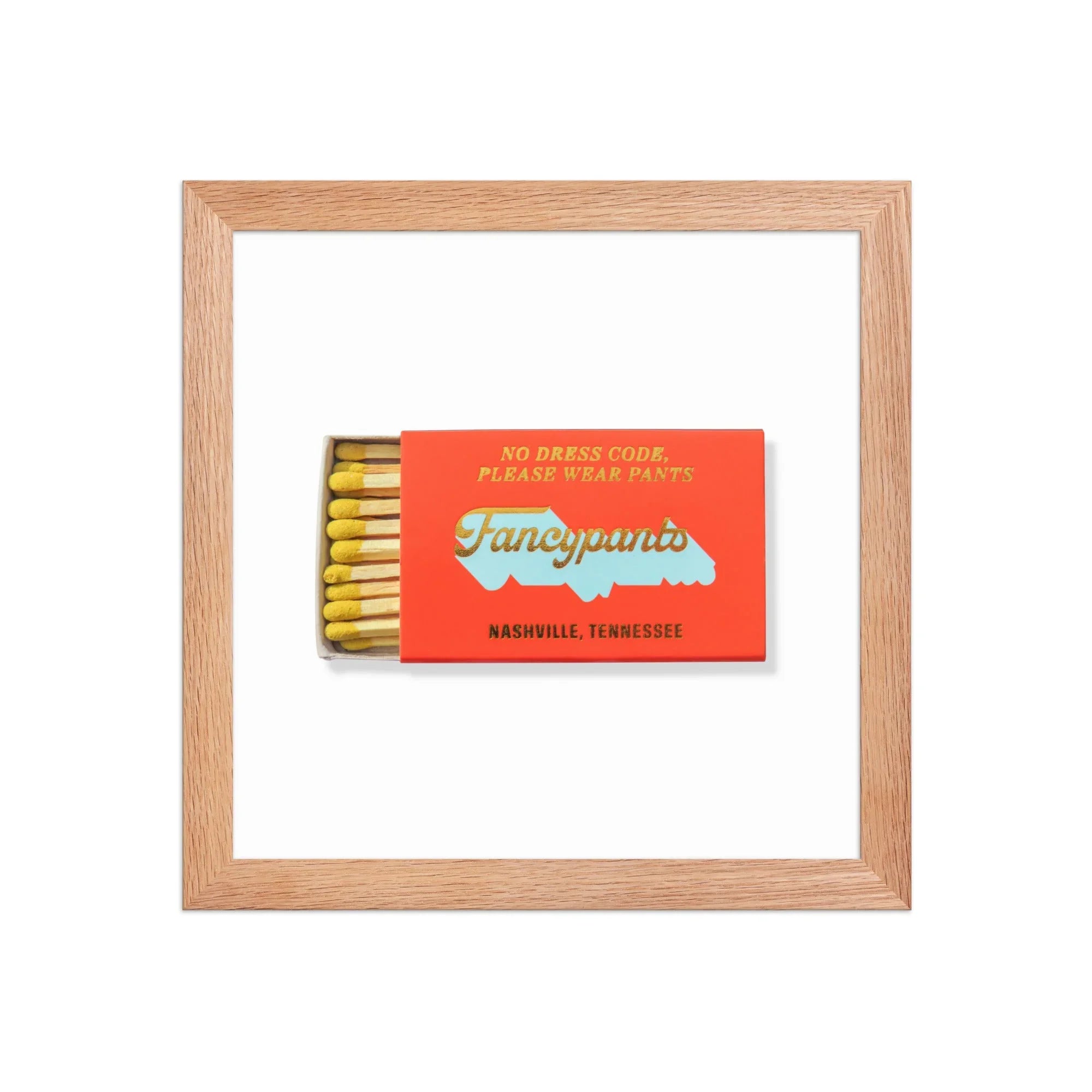 Fancypants Nashville matchbook photos