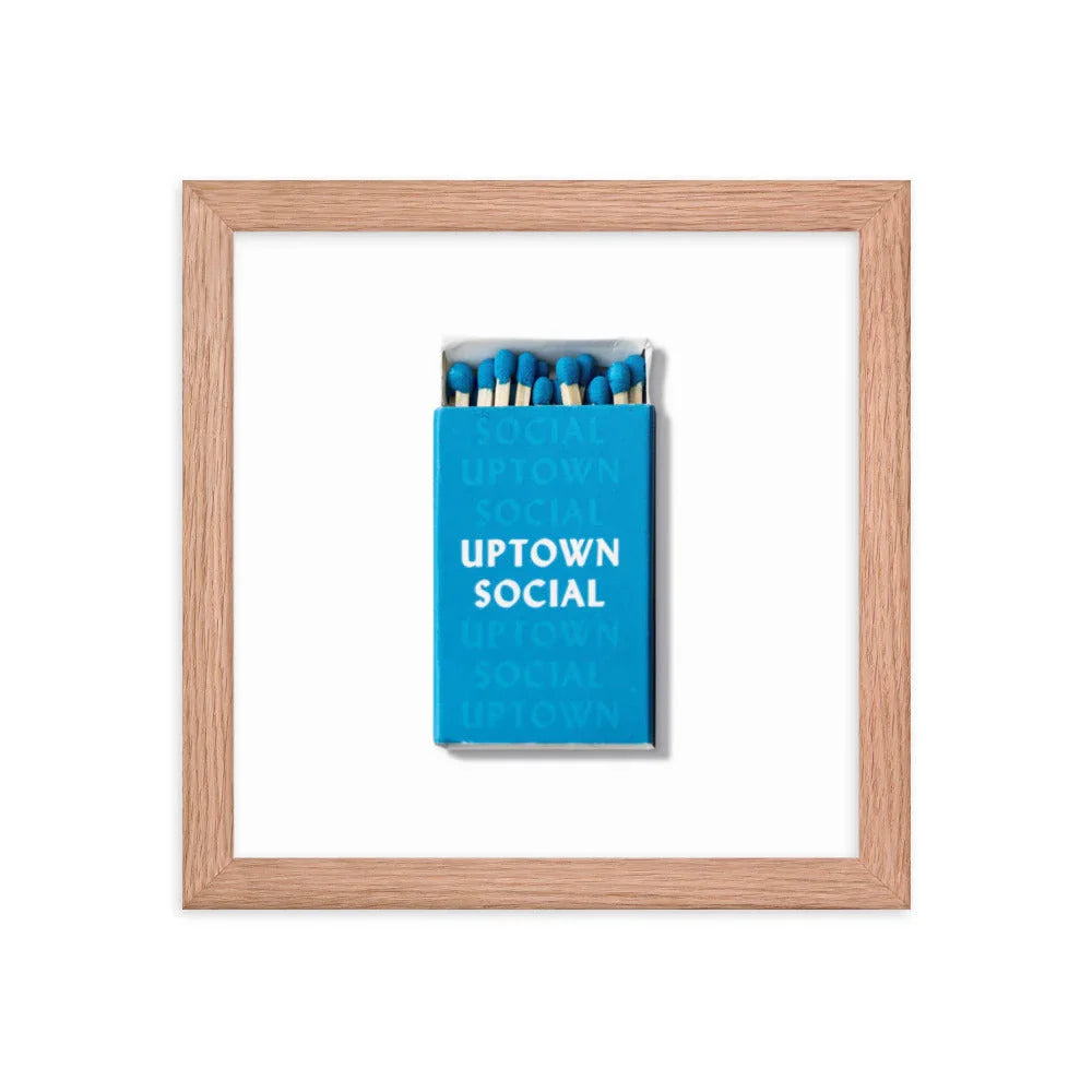 Uptown Social matchbook photos