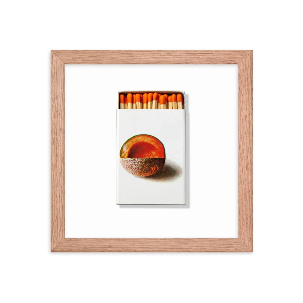 JG Framed Print matchbook photos