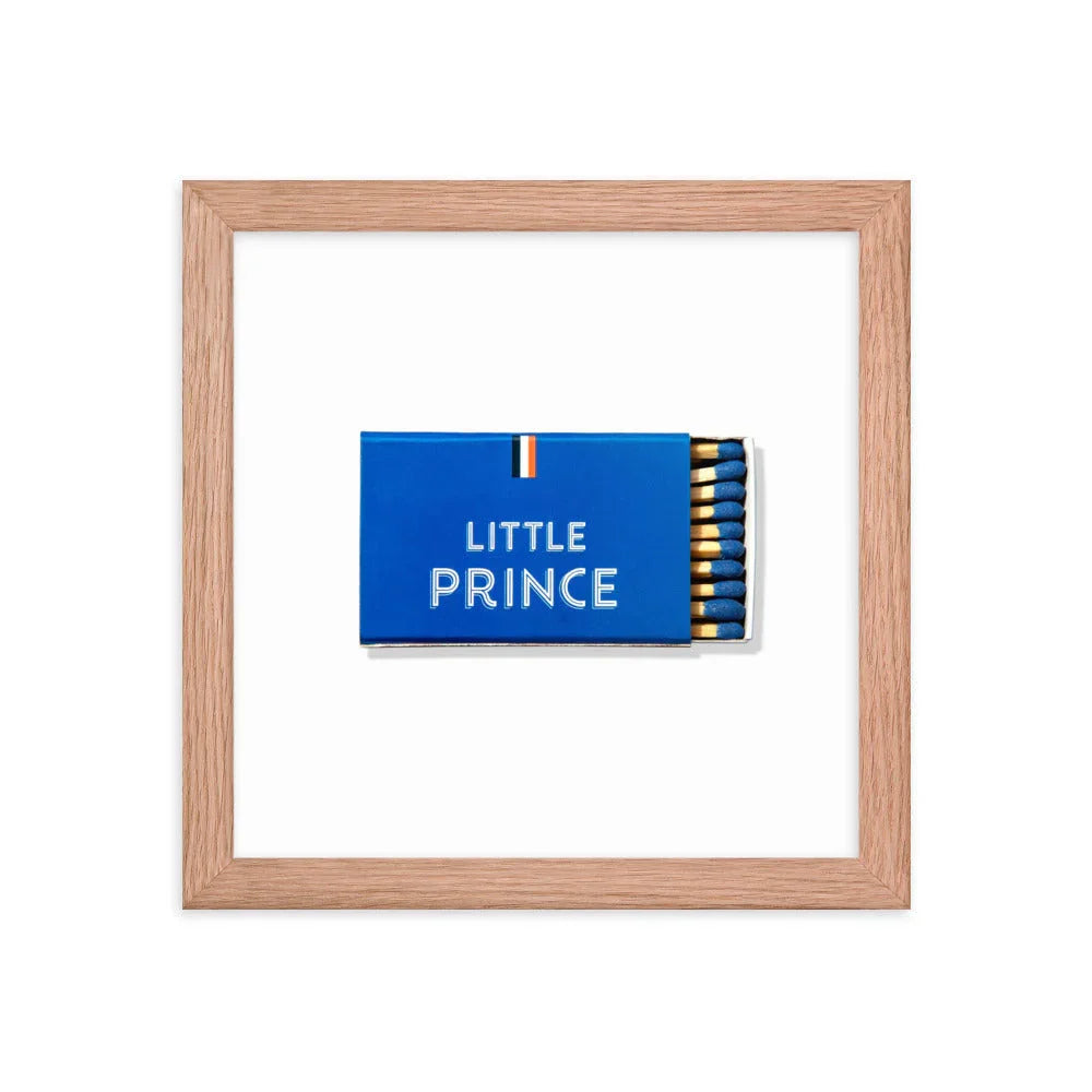 Little Prince Framed Print matchbook photos