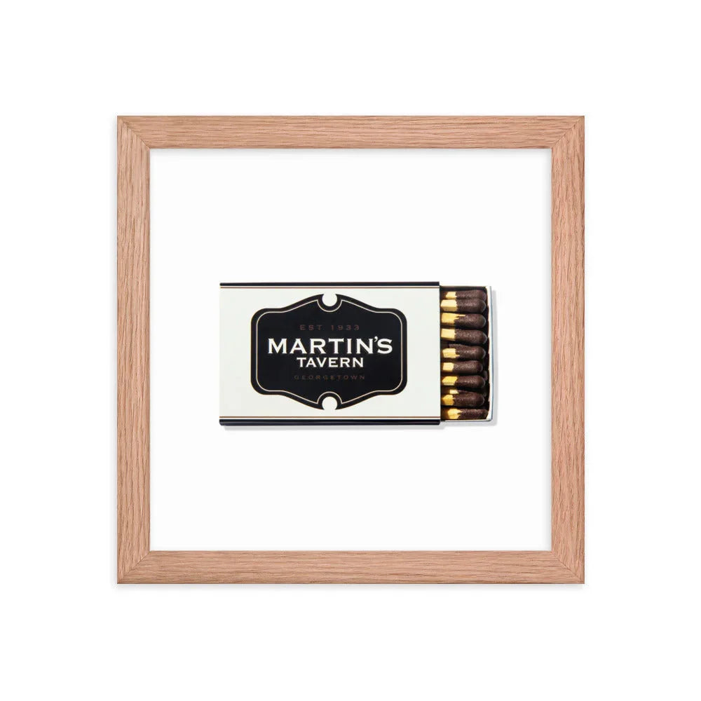Martin's Tavern matchbook photos