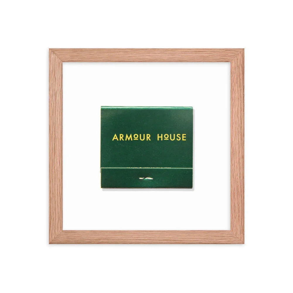 Armour House matchbook photos