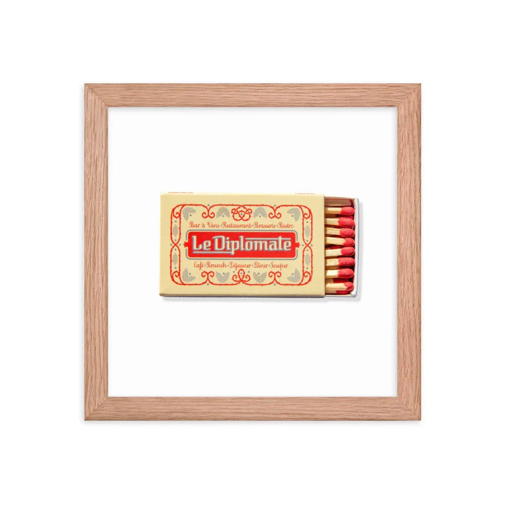 Le Diplomate matchbook photos