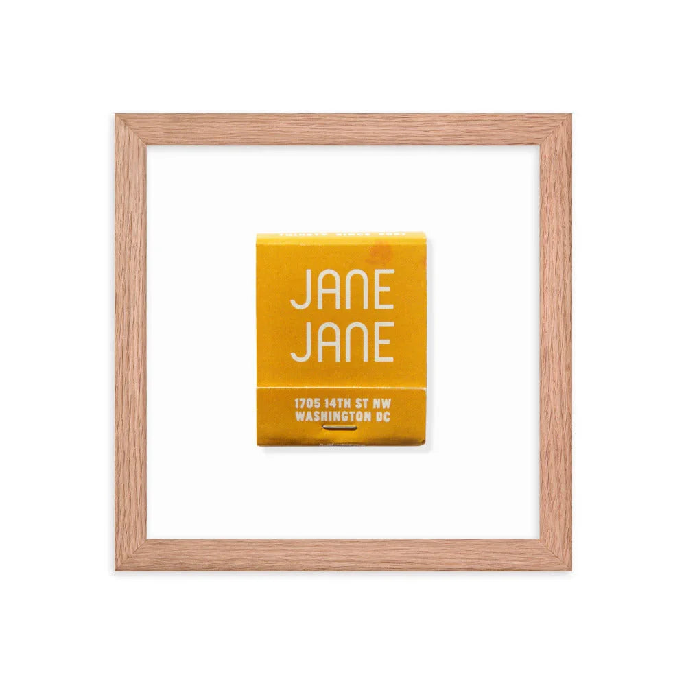 Jane Jane matchbook photos