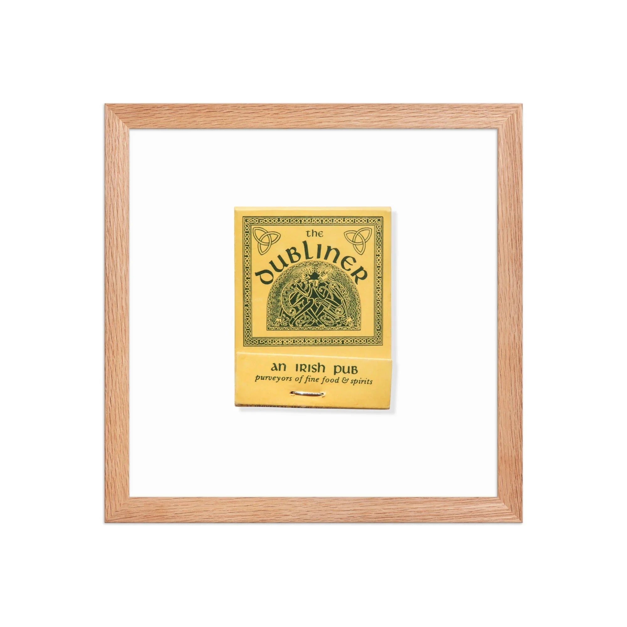 The Dubliner matchbook photos