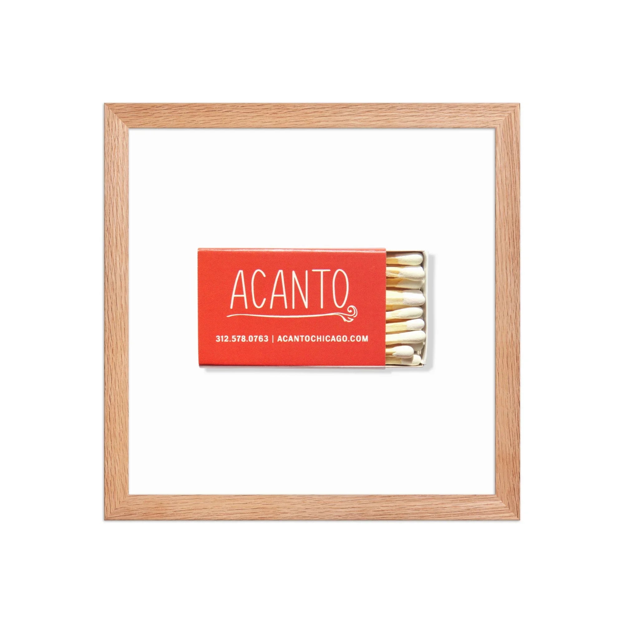Acanto matchbook photos