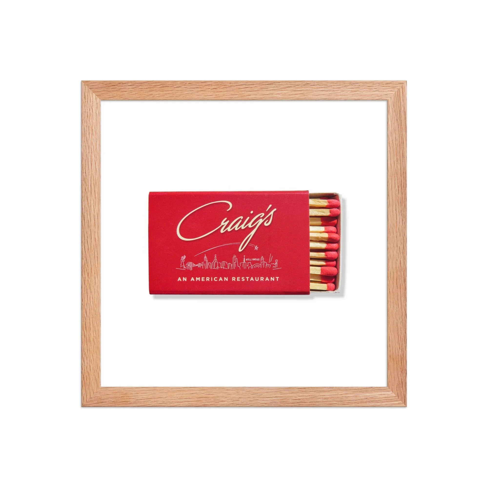 Craig’s LA matchbook photos