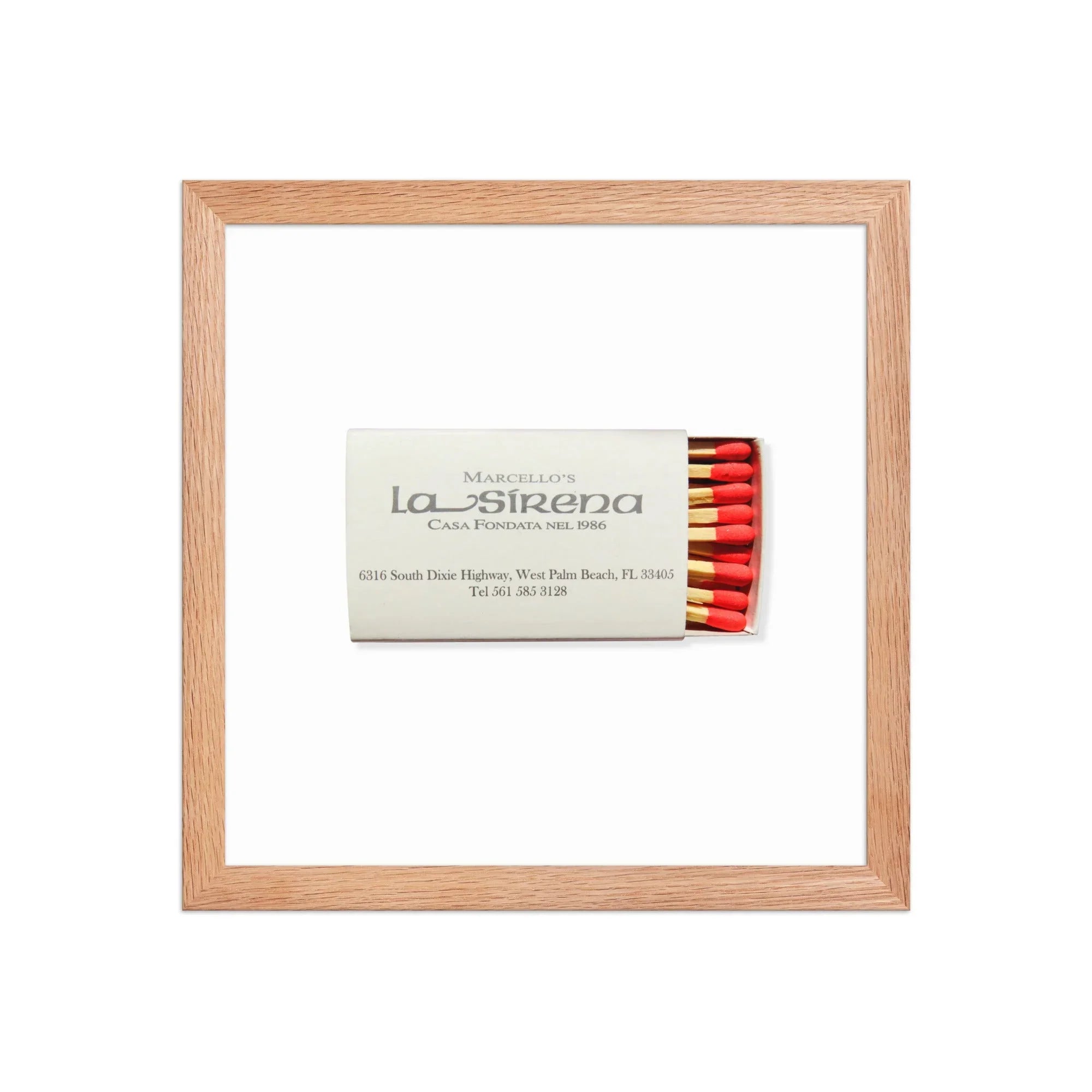 La Sirena matchbook photos