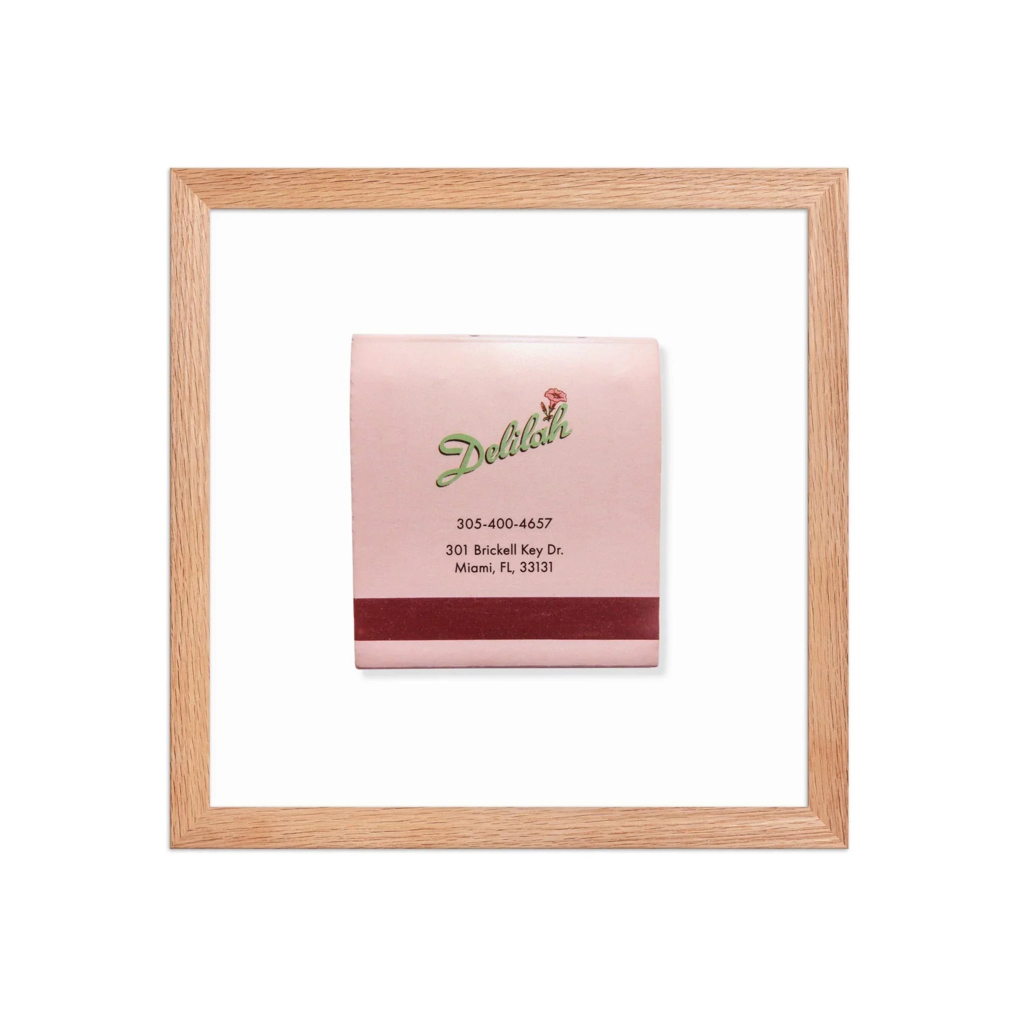 Delilah matchbook photos