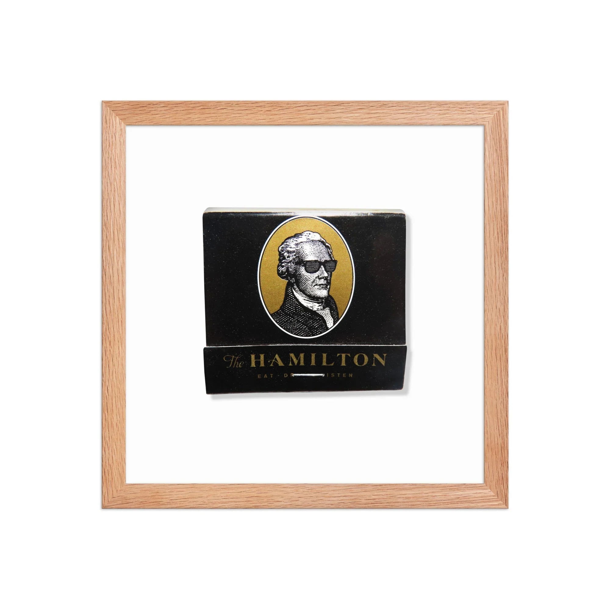 The Hamilton matchbook photos