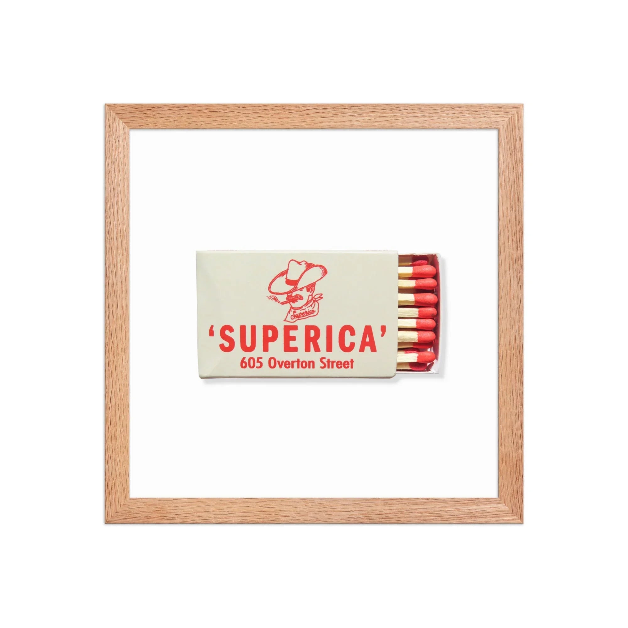 Superica matchbook photos