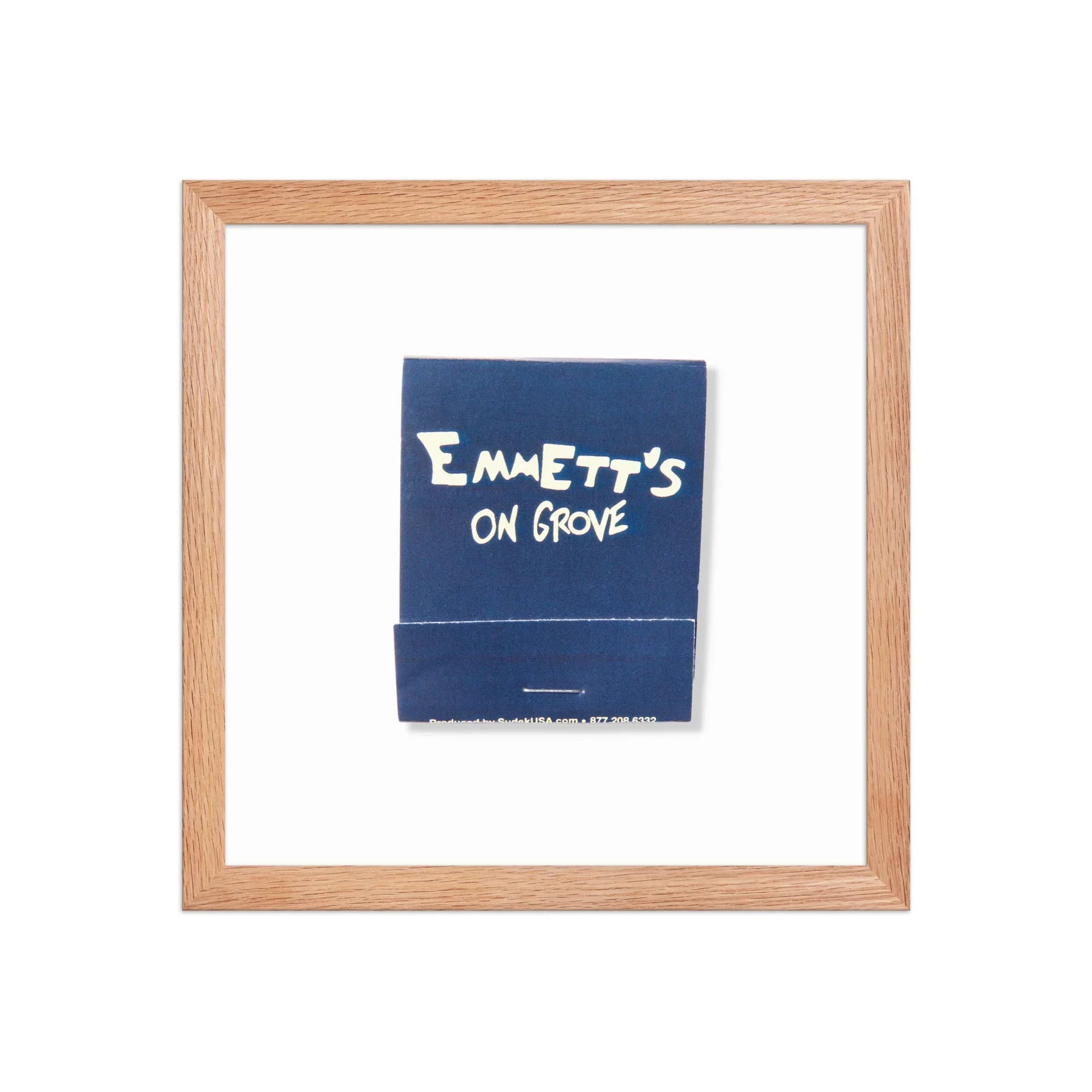 Emmett’s on Grove matchbook photos