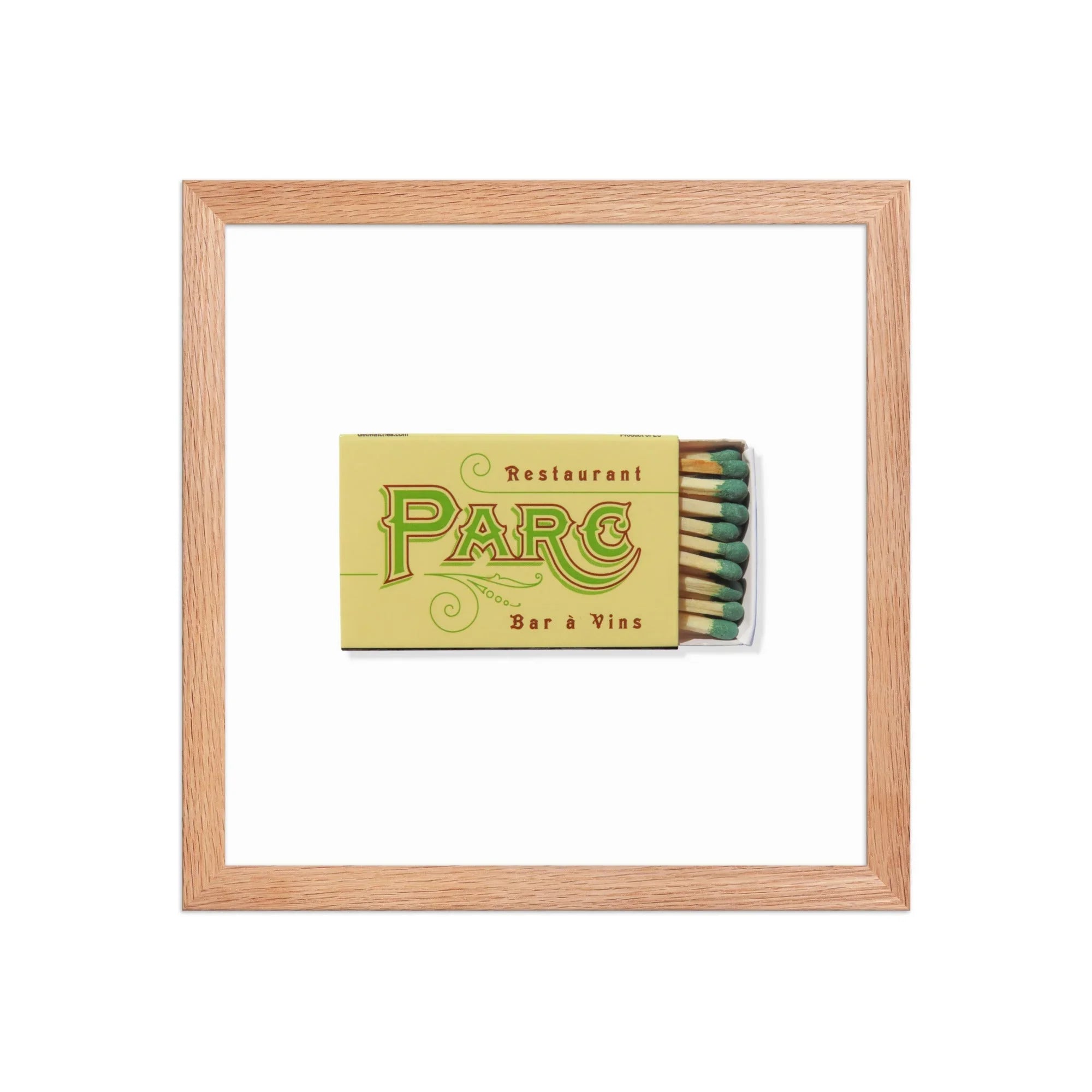Parc Restaurant Philly matchbook photos