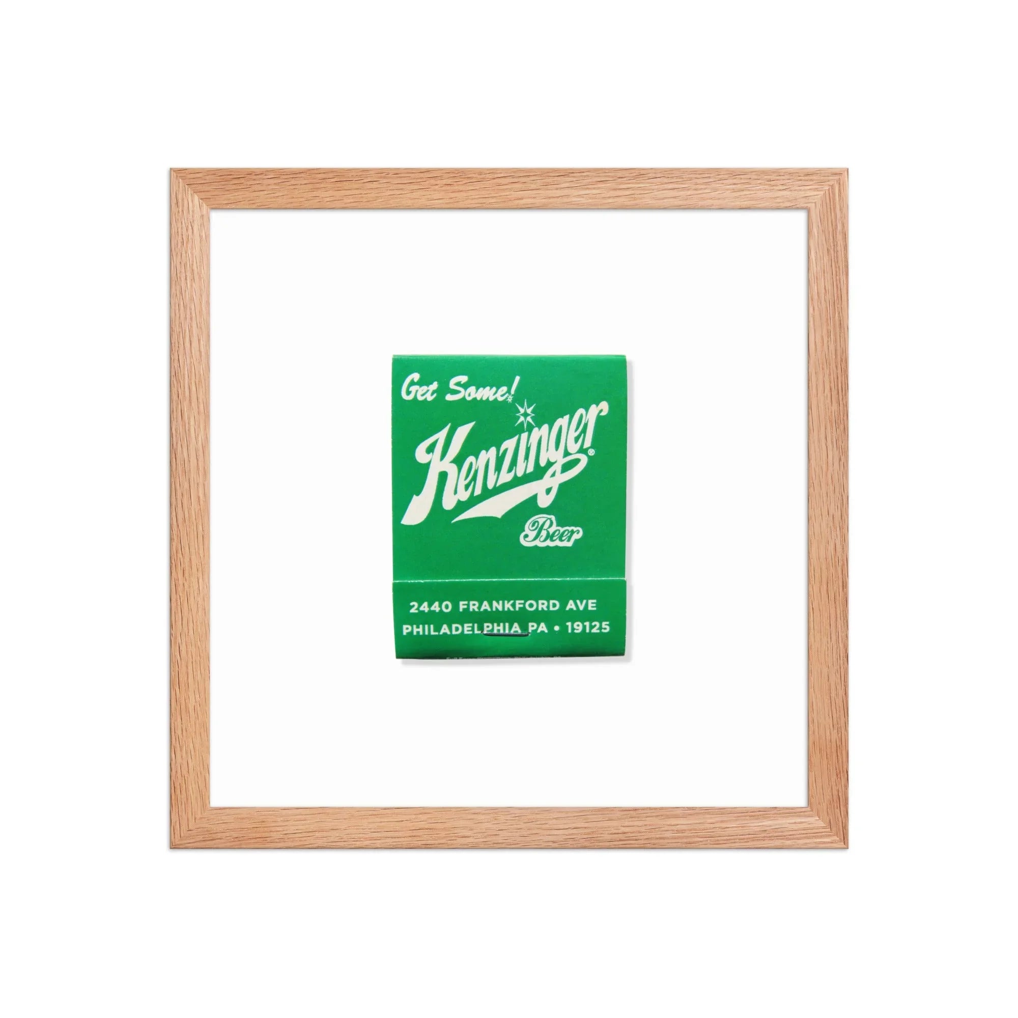 Kenzinger matchbook photos