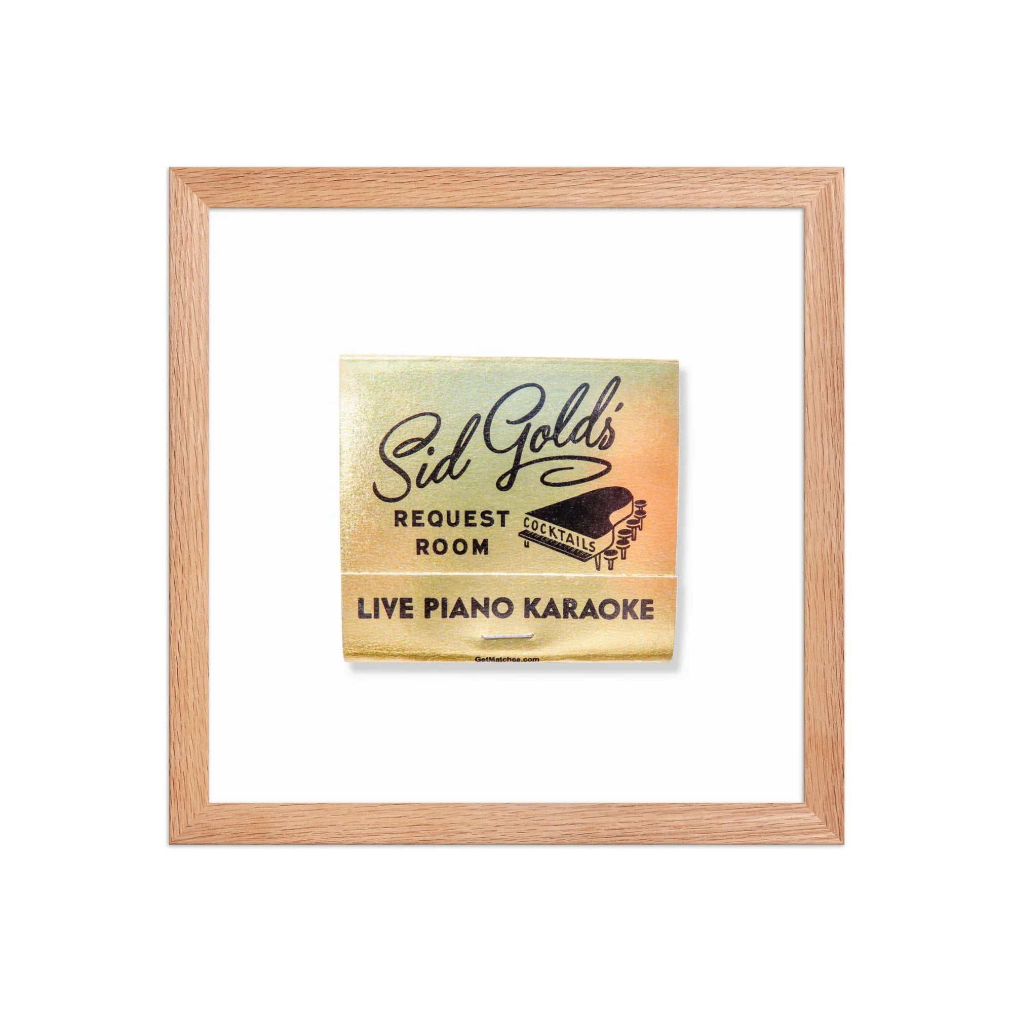 Sid Gold’s matchbook photos