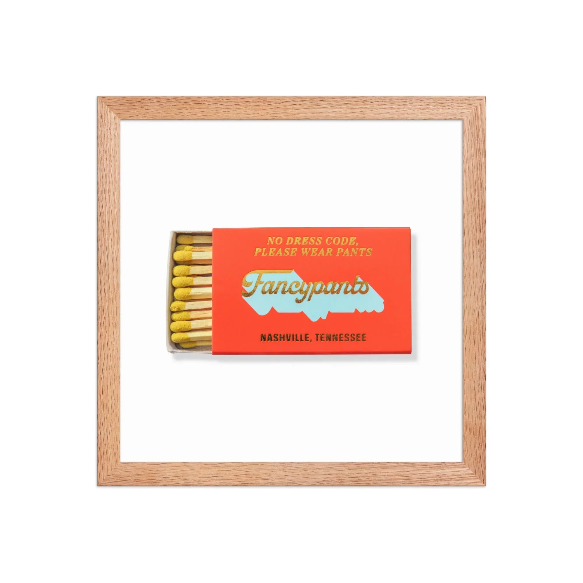 Fancypants Nashville matchbook photos