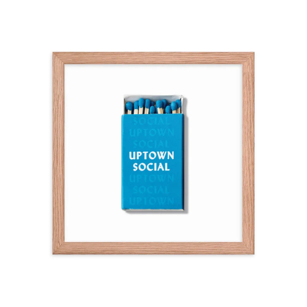 Uptown Social matchbook photos