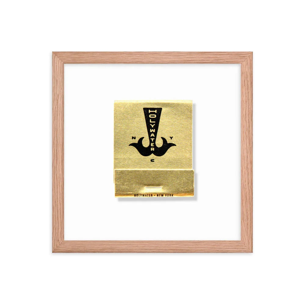 Holywater Framed Print matchbook photos