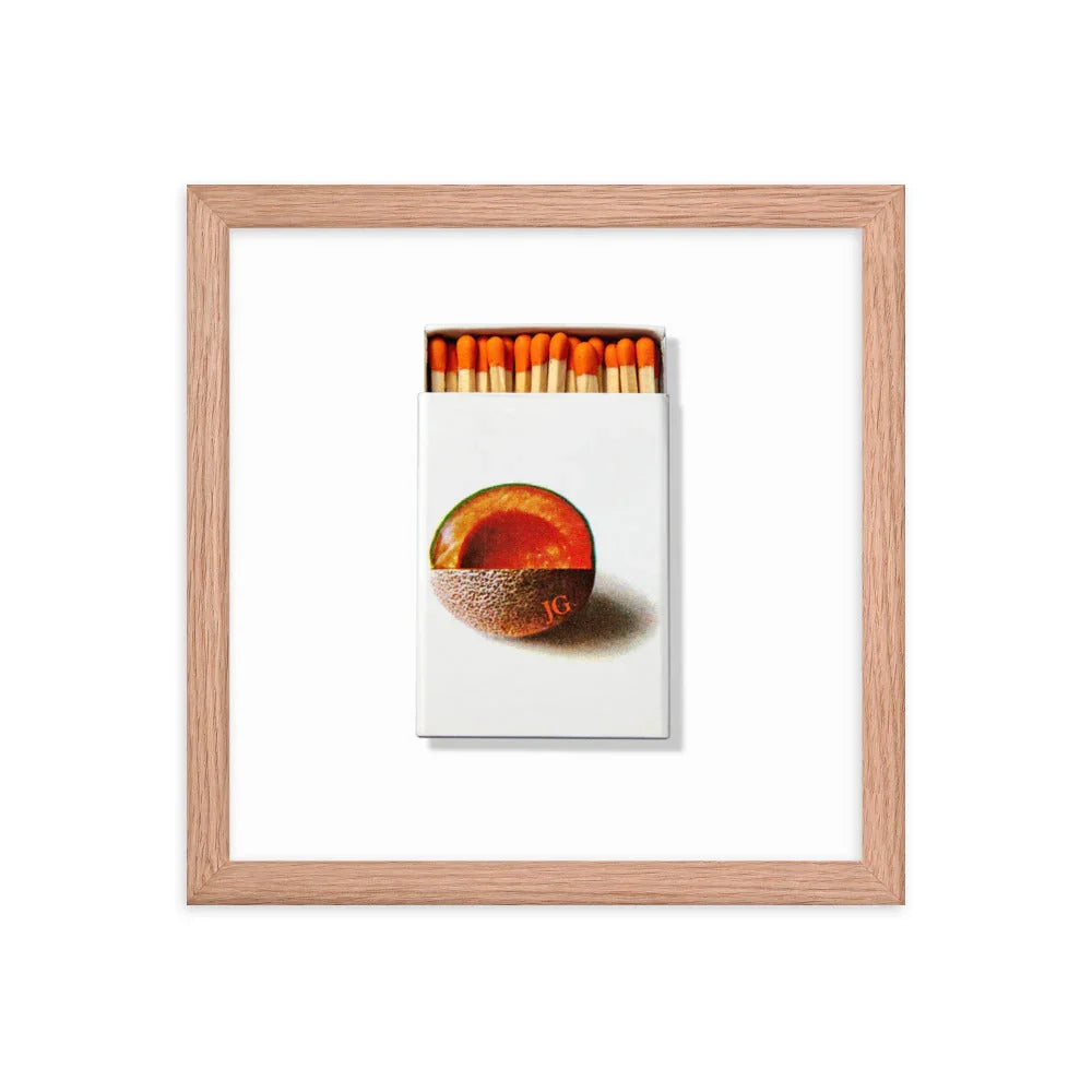 JG Framed Print matchbook photos