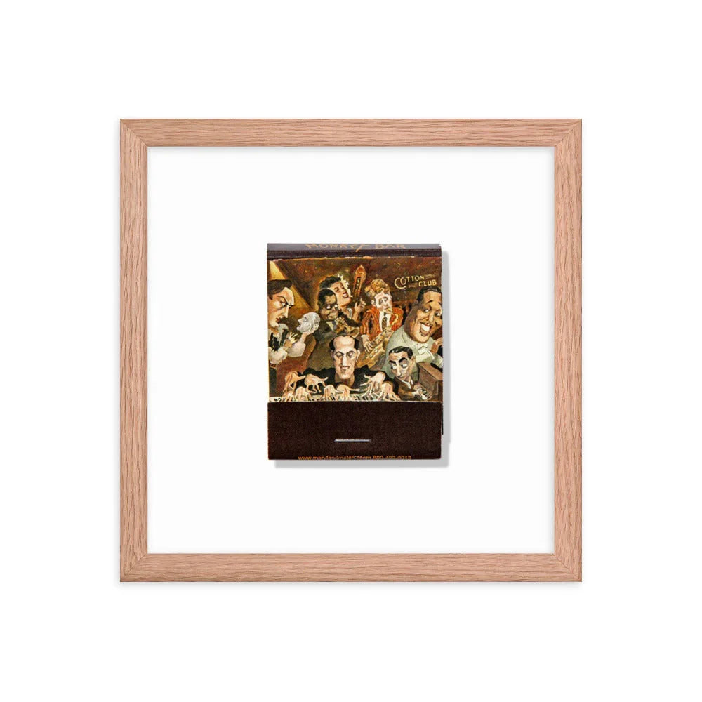 Monkey Bar Framed Print matchbook photos