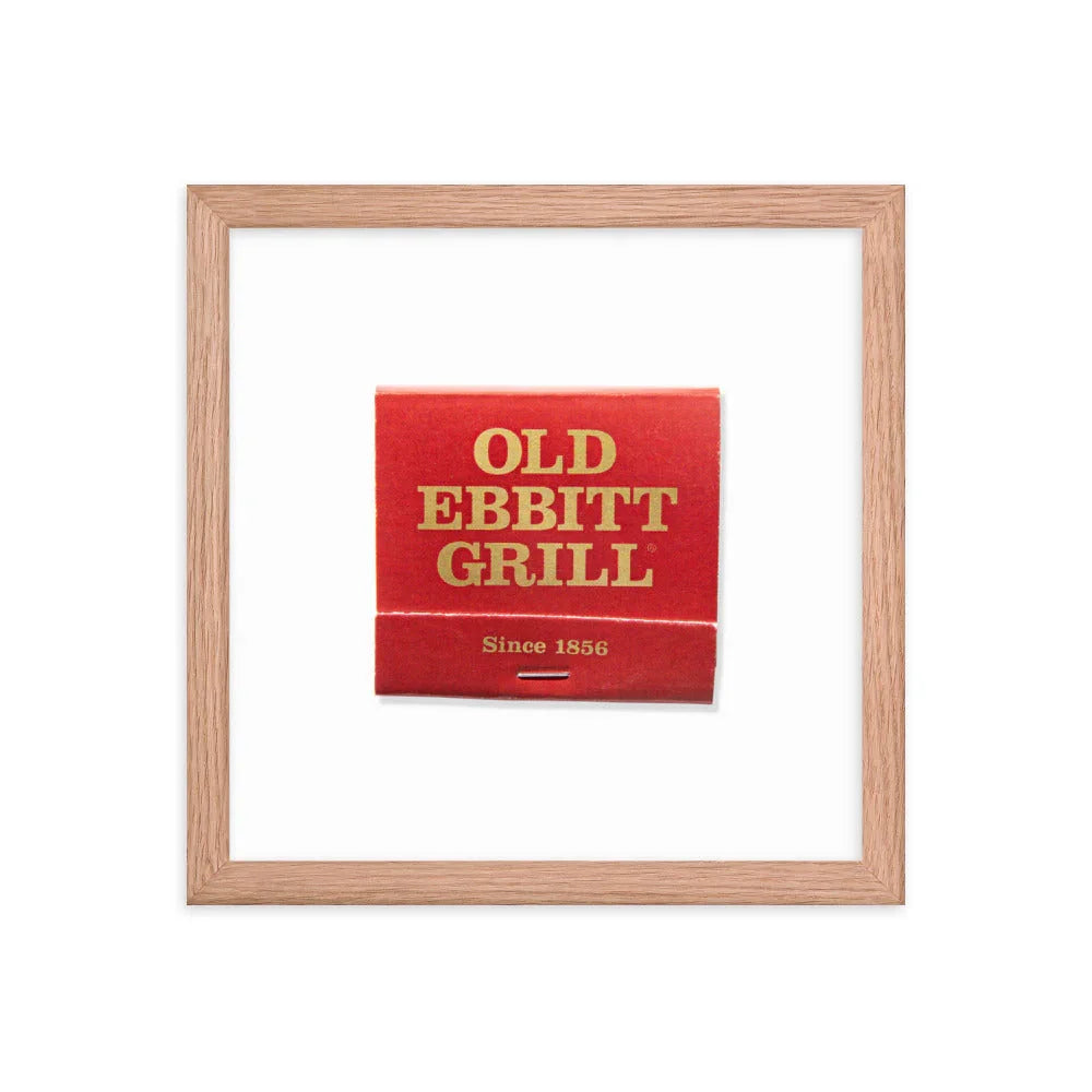 Old Ebbitt Grill matchbook photos