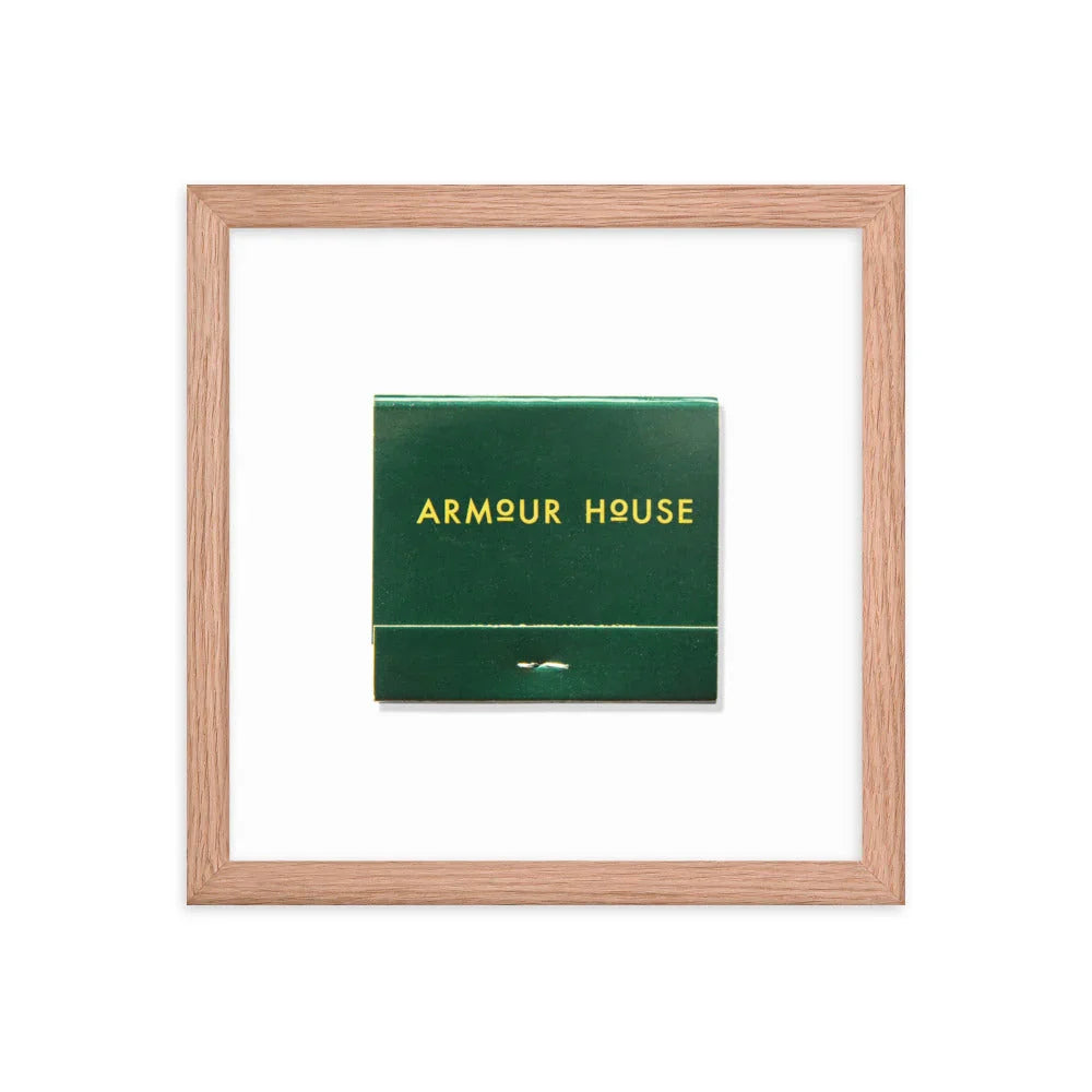 Armour House matchbook photos