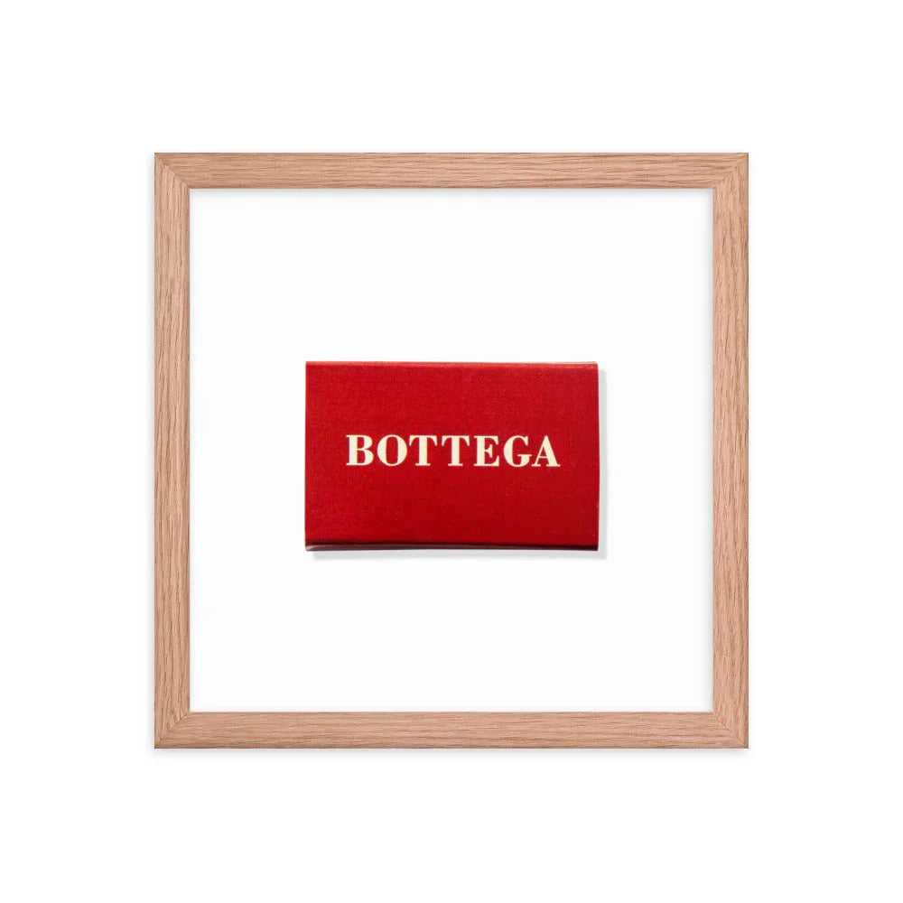 Bottega matchbook photos