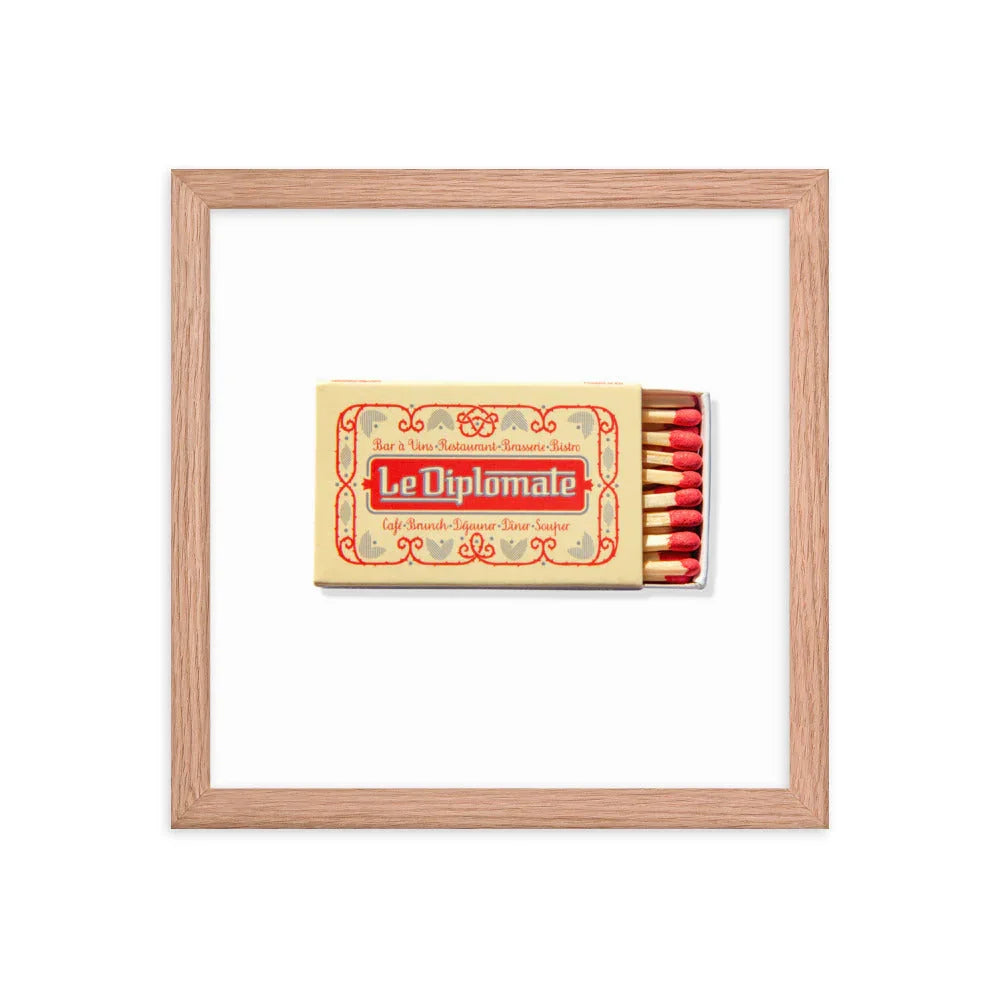 Le Diplomate matchbook photos