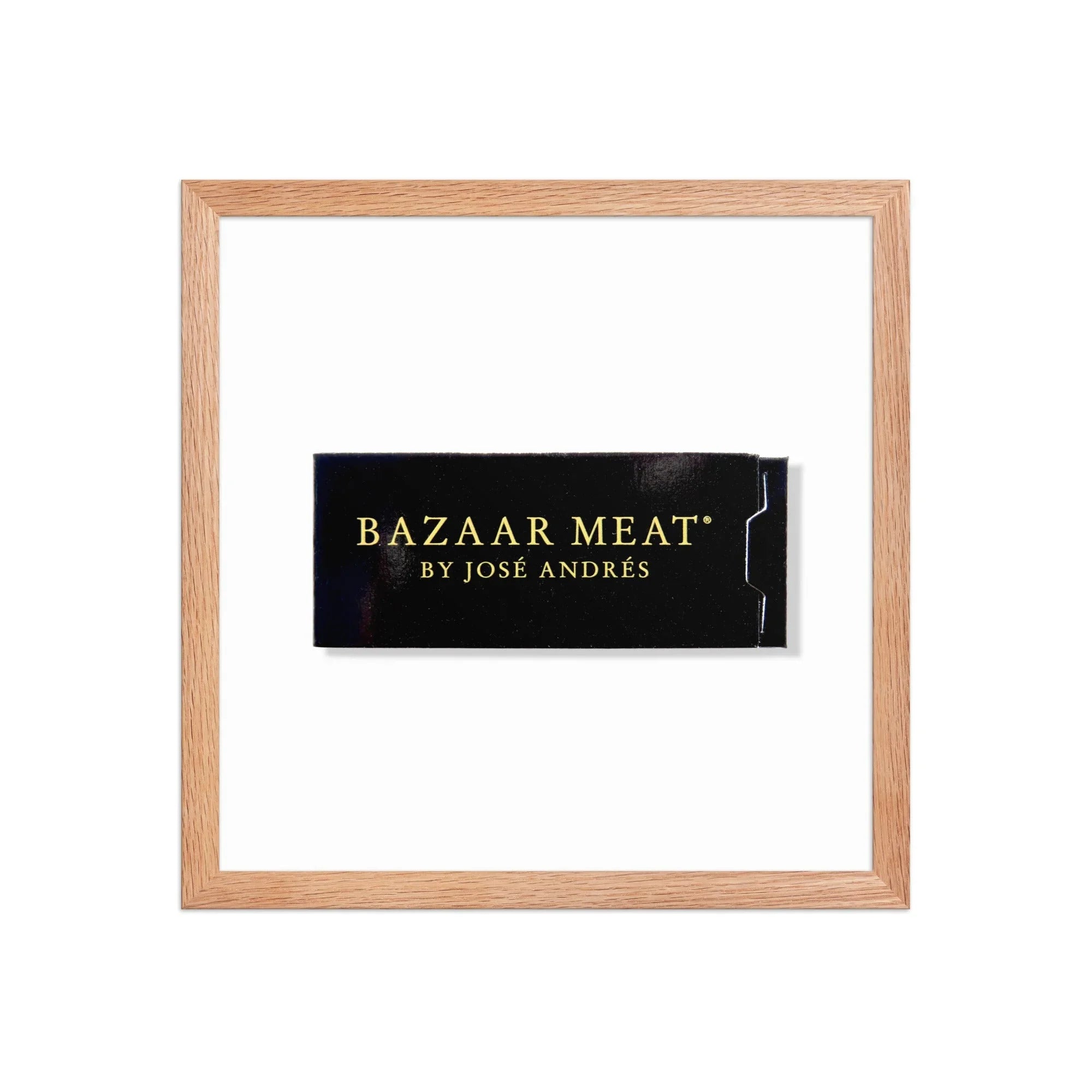 Bazaar Meat matchbook photos
