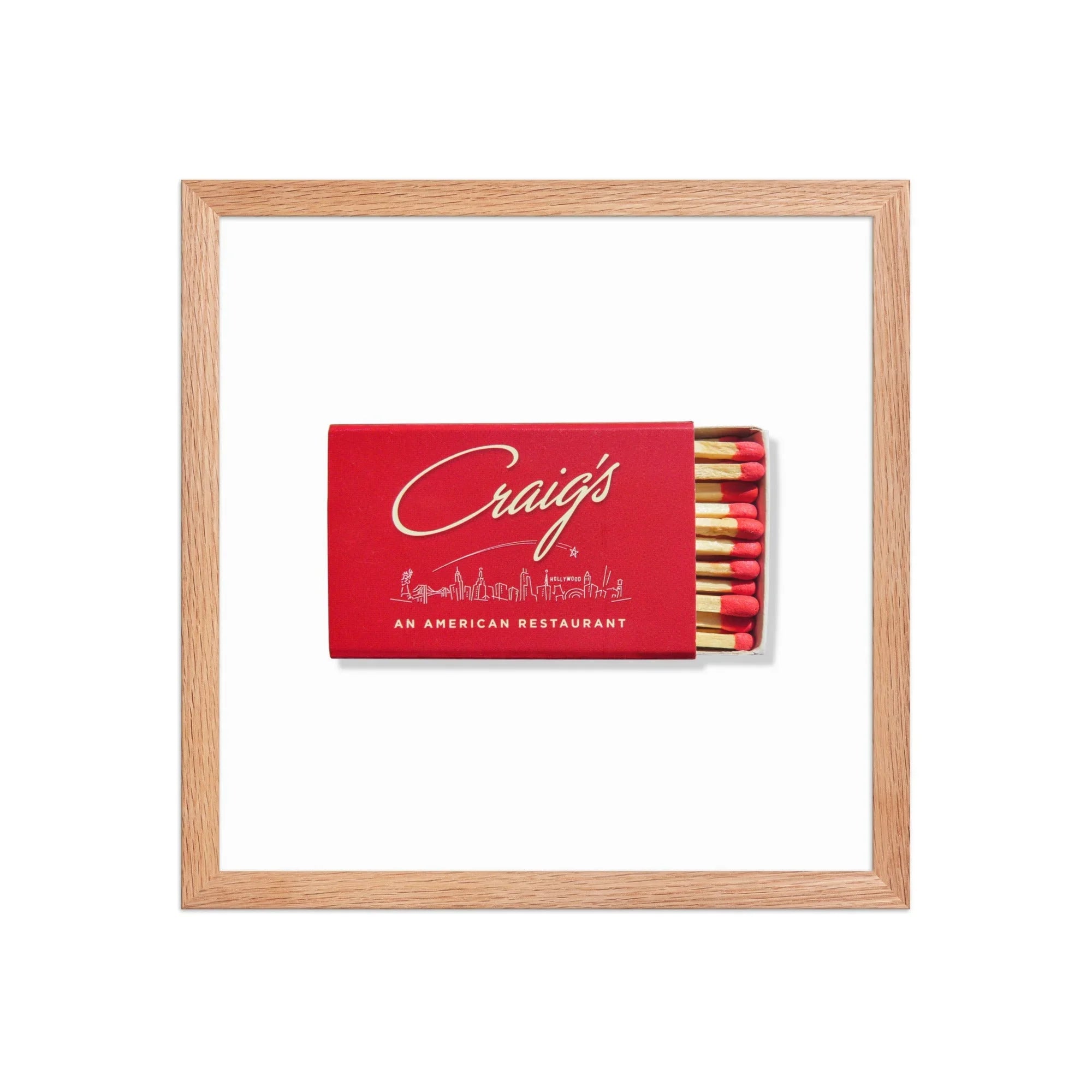 Craig’s LA matchbook photos