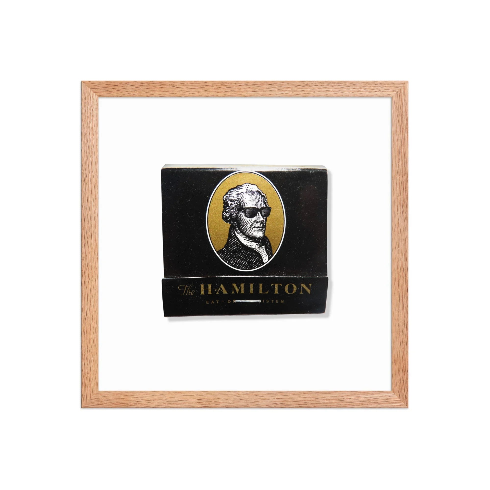 The Hamilton matchbook photos