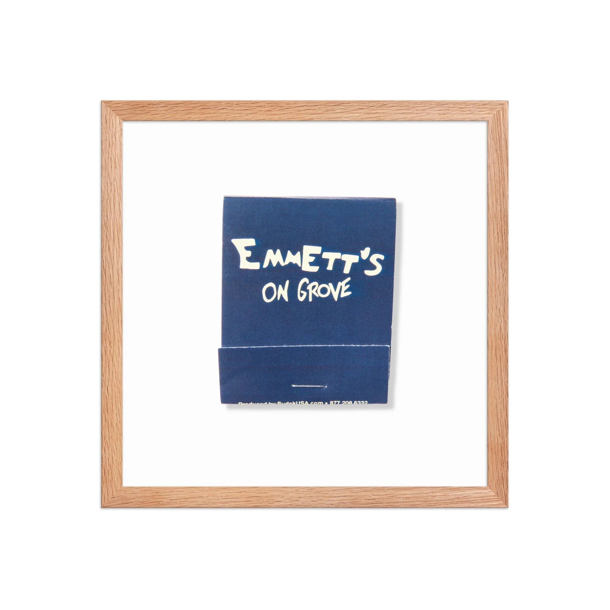 Emmett’s on Grove matchbook photos