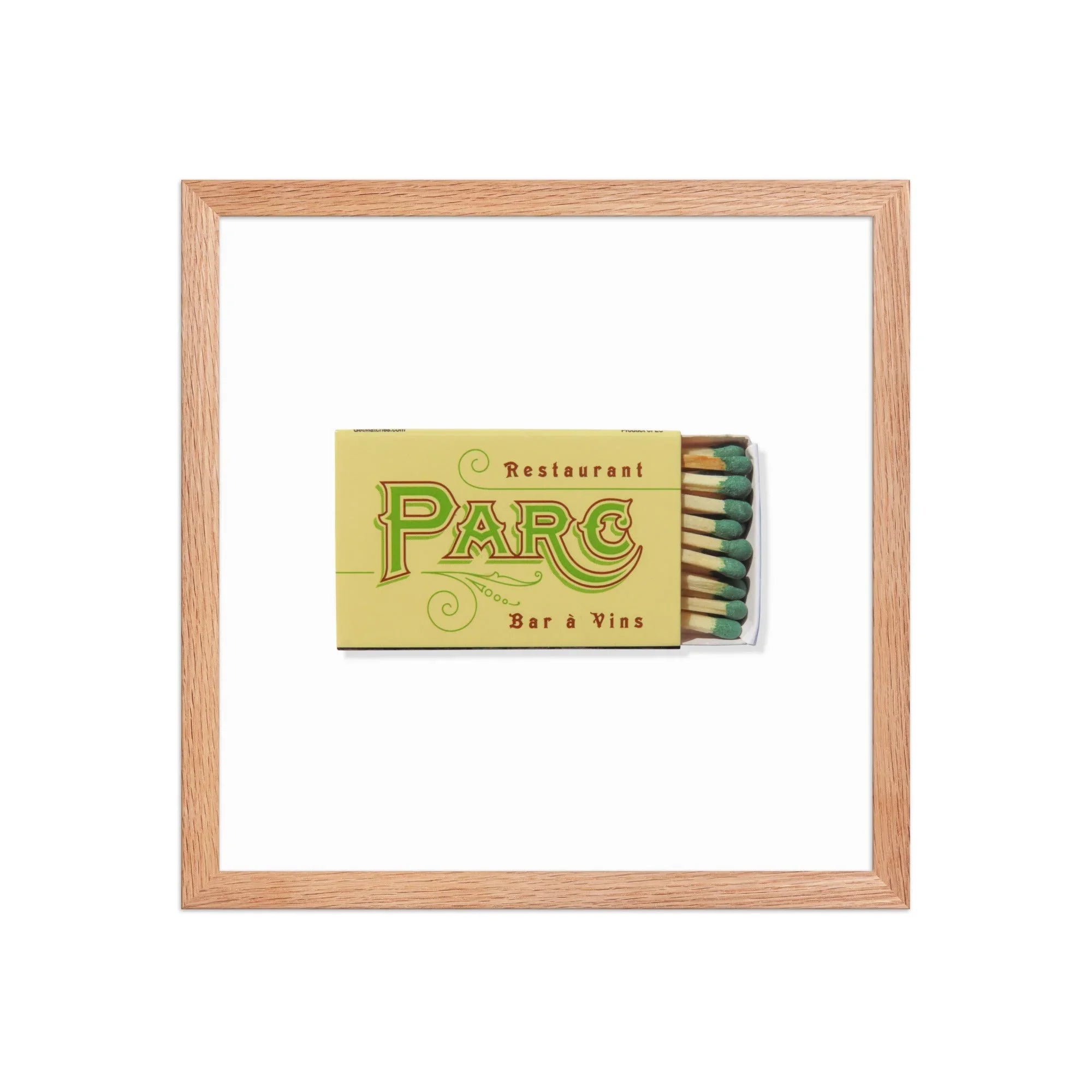 Parc Restaurant Philly matchbook photos