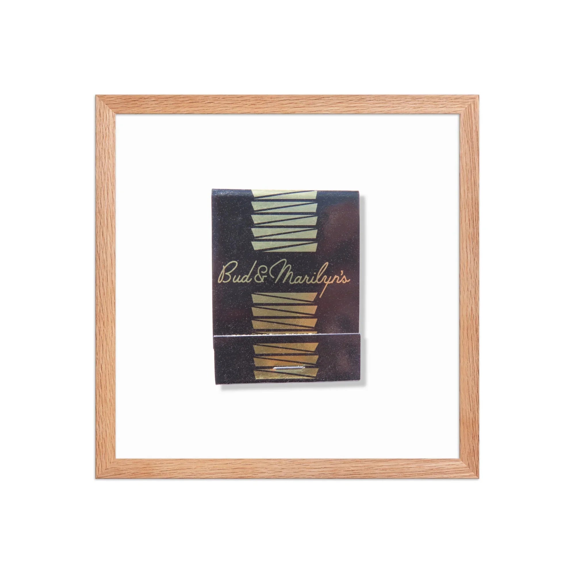 Bud & Marilyn’s matchbook photos