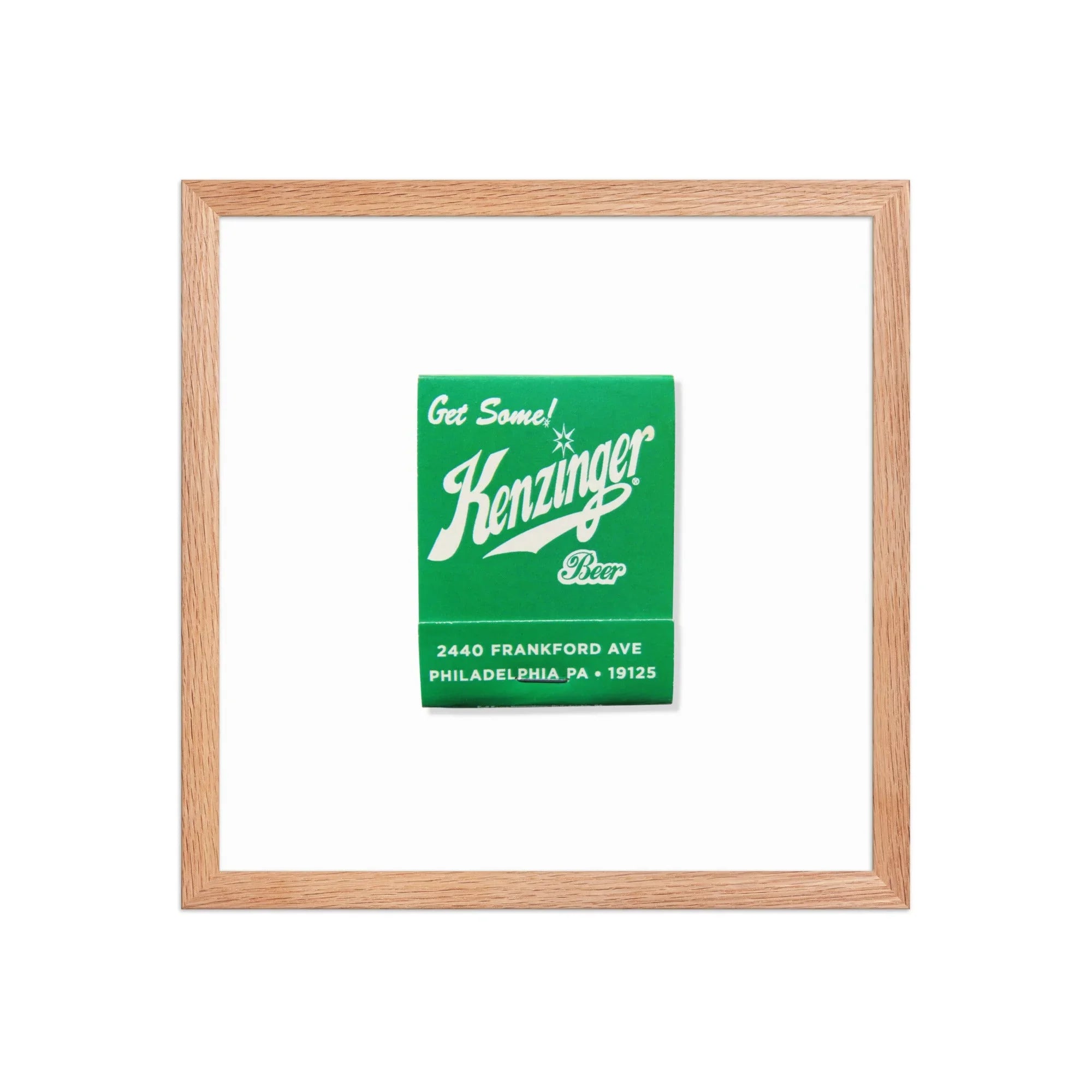 Kenzinger matchbook photos