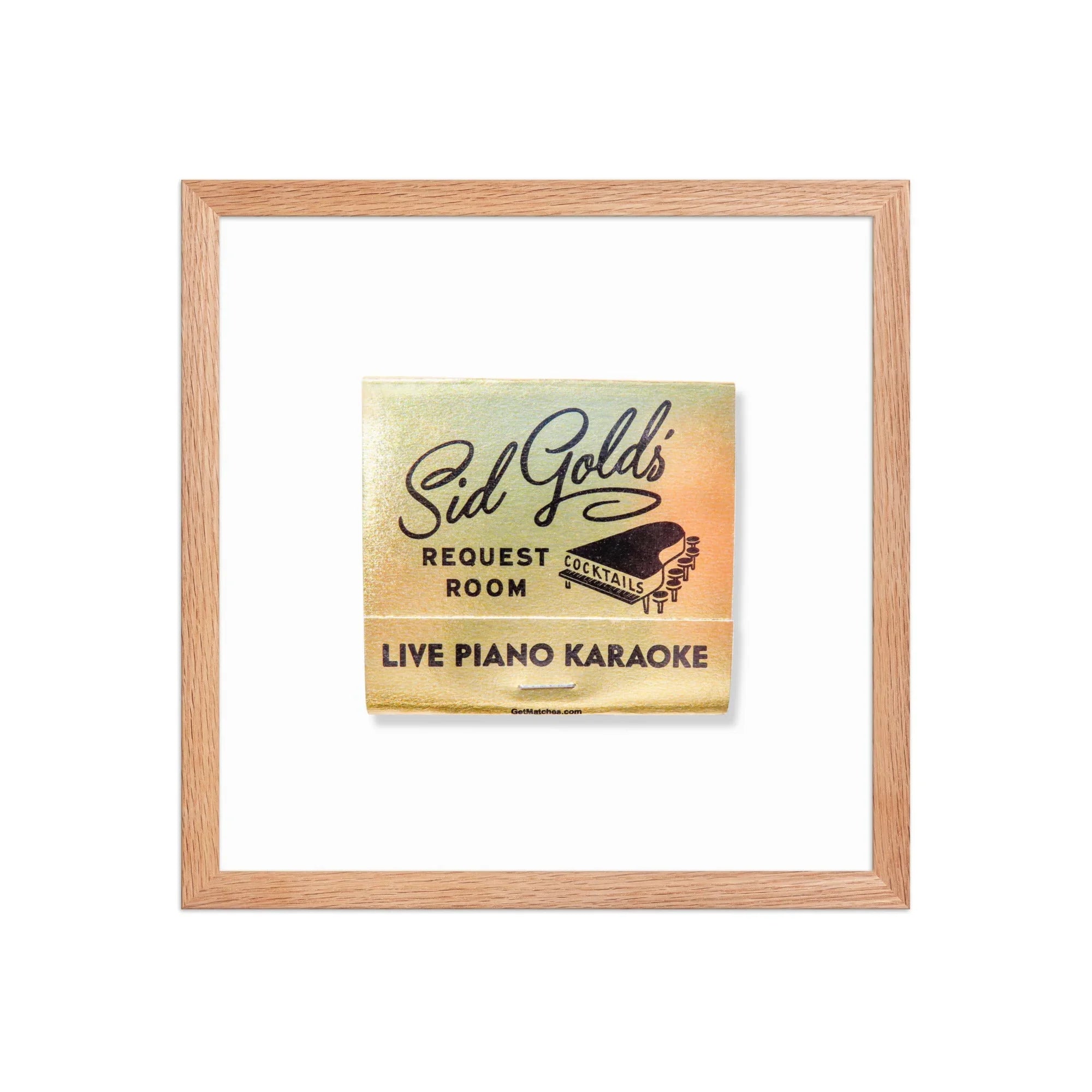 Sid Gold’s matchbook photos