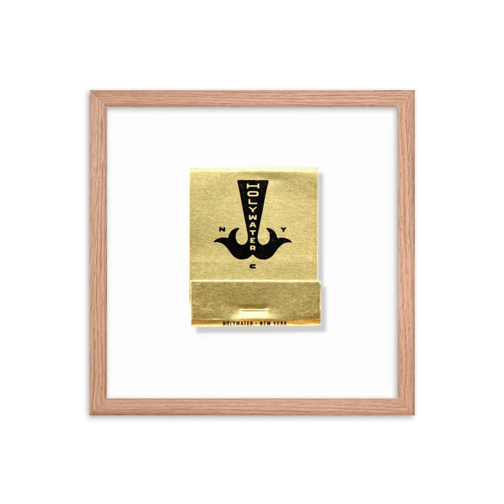 Holywater Framed Print matchbook photos