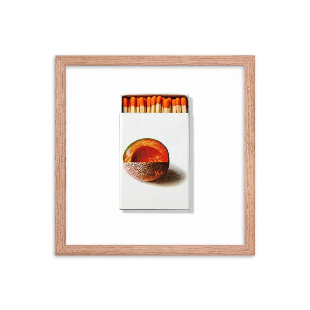 JG Framed Print matchbook photos