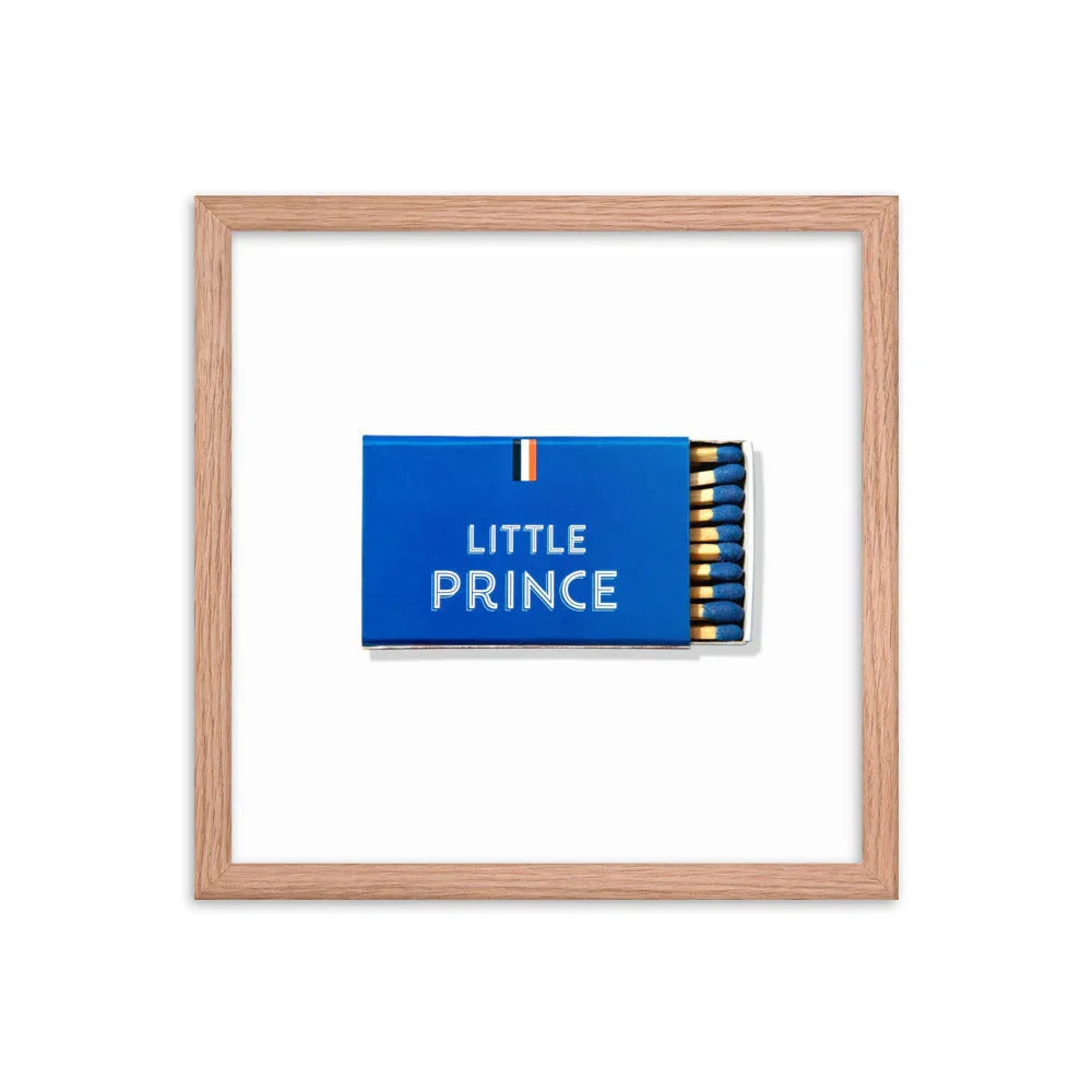 Little Prince Framed Print matchbook photos