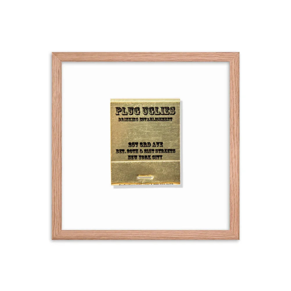Plug Uglies Framed Print matchbook photos