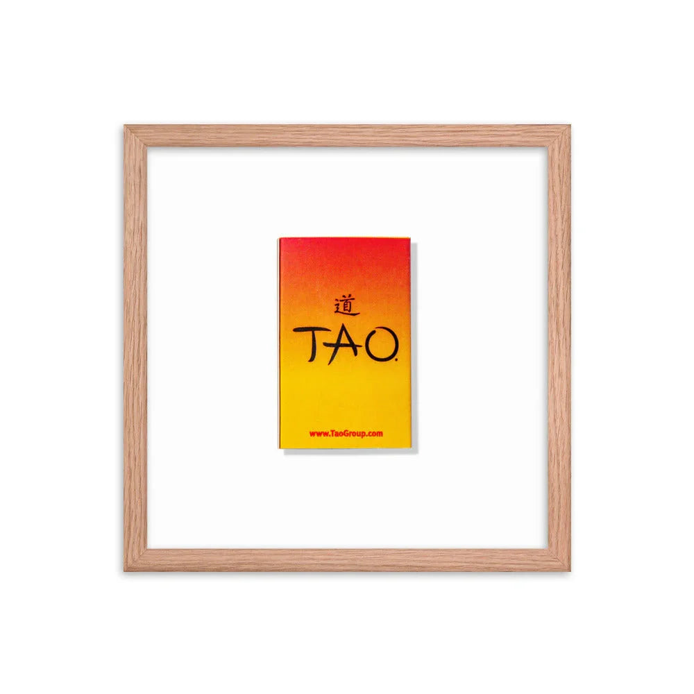 Tao’s Framed Print matchbook photos