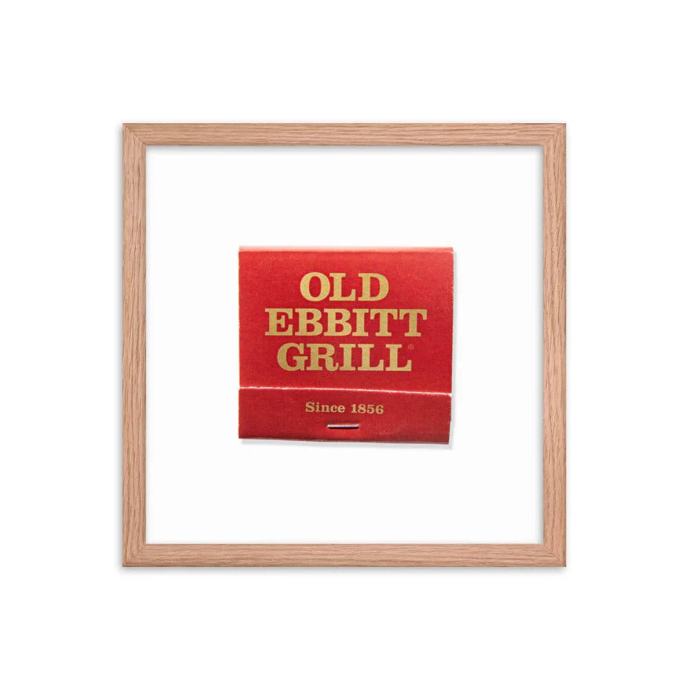 Old Ebbitt Grill matchbook photos