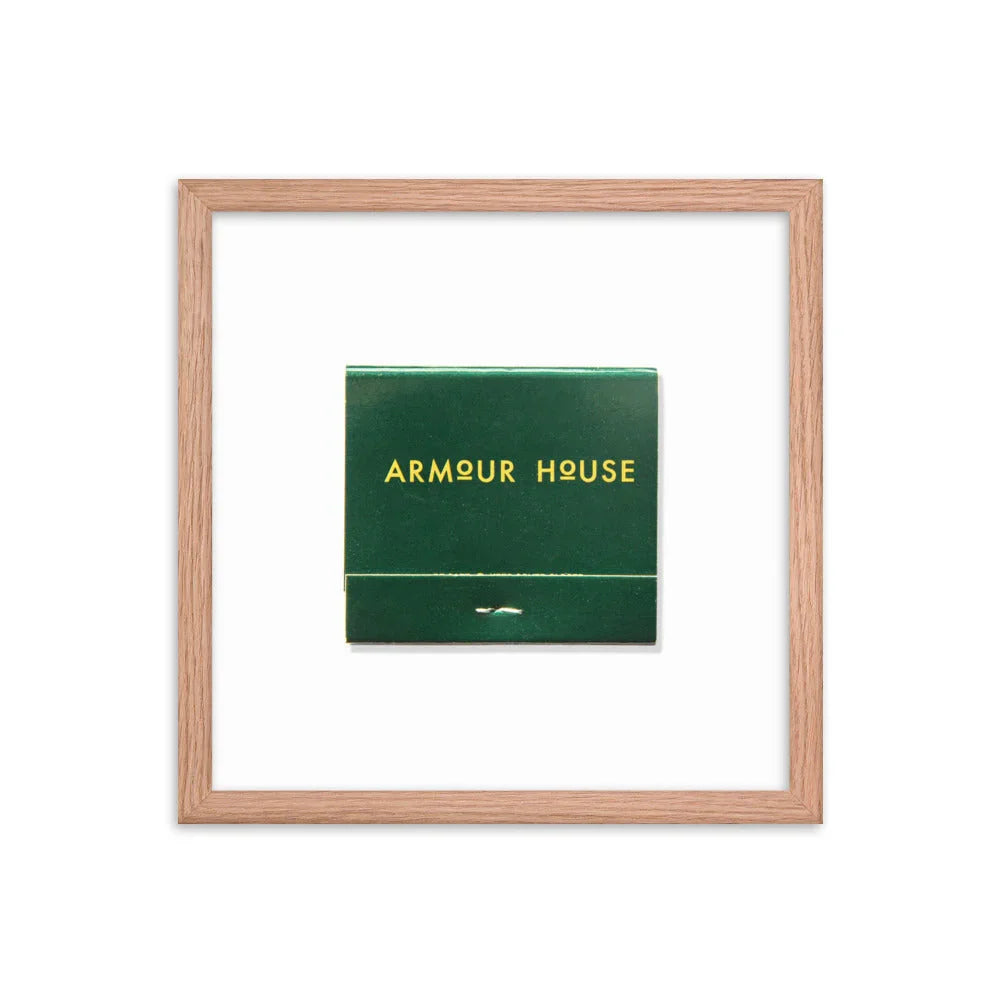 Armour House matchbook photos