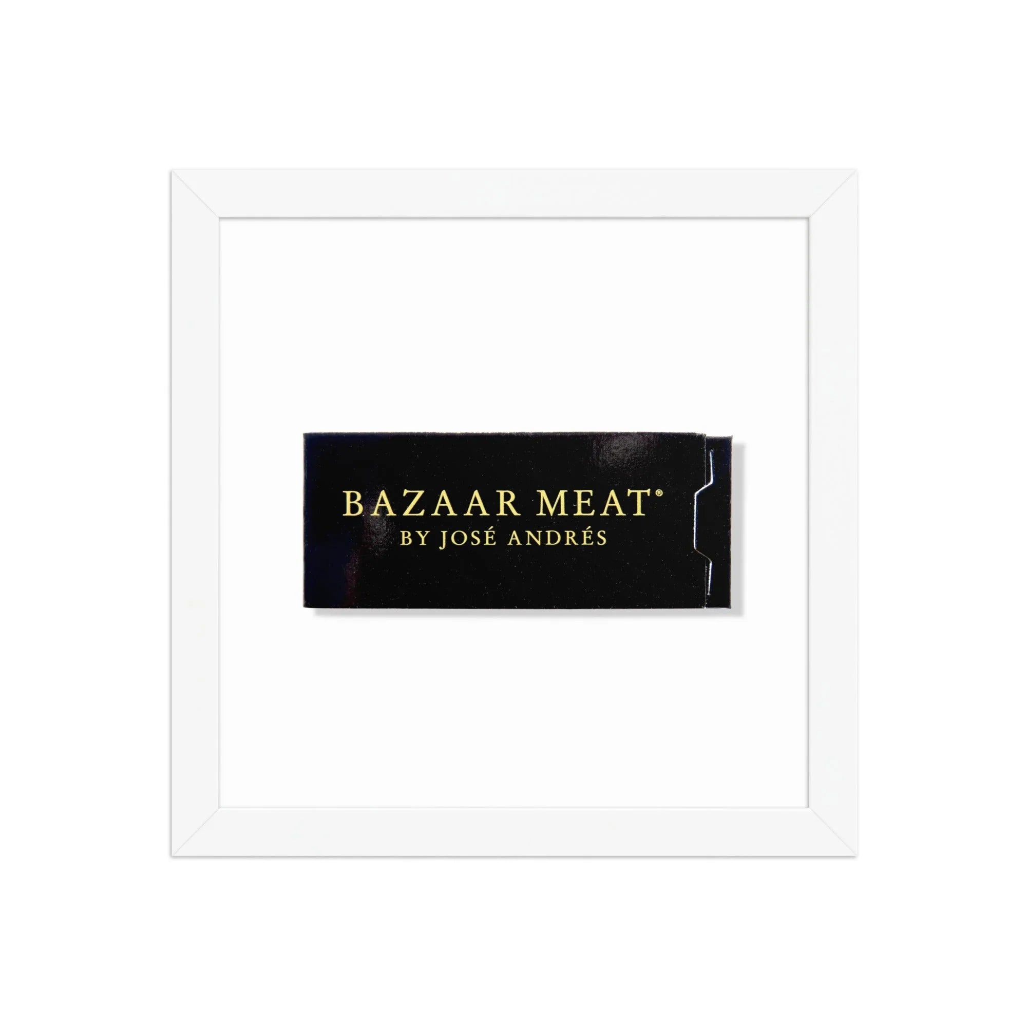 Bazaar Meat matchbook photos